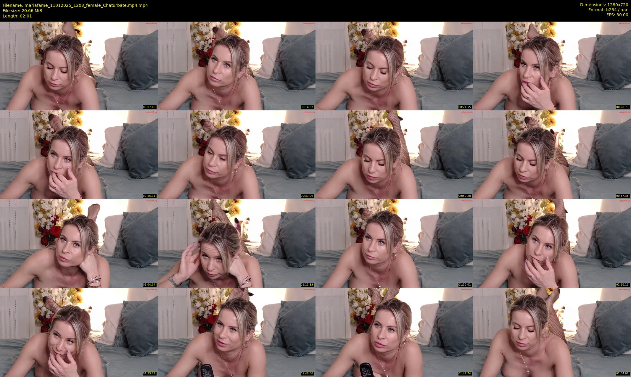 mariafame — 3 minute Chaturbate female cam show recording, 720p, Jan 11, 2025