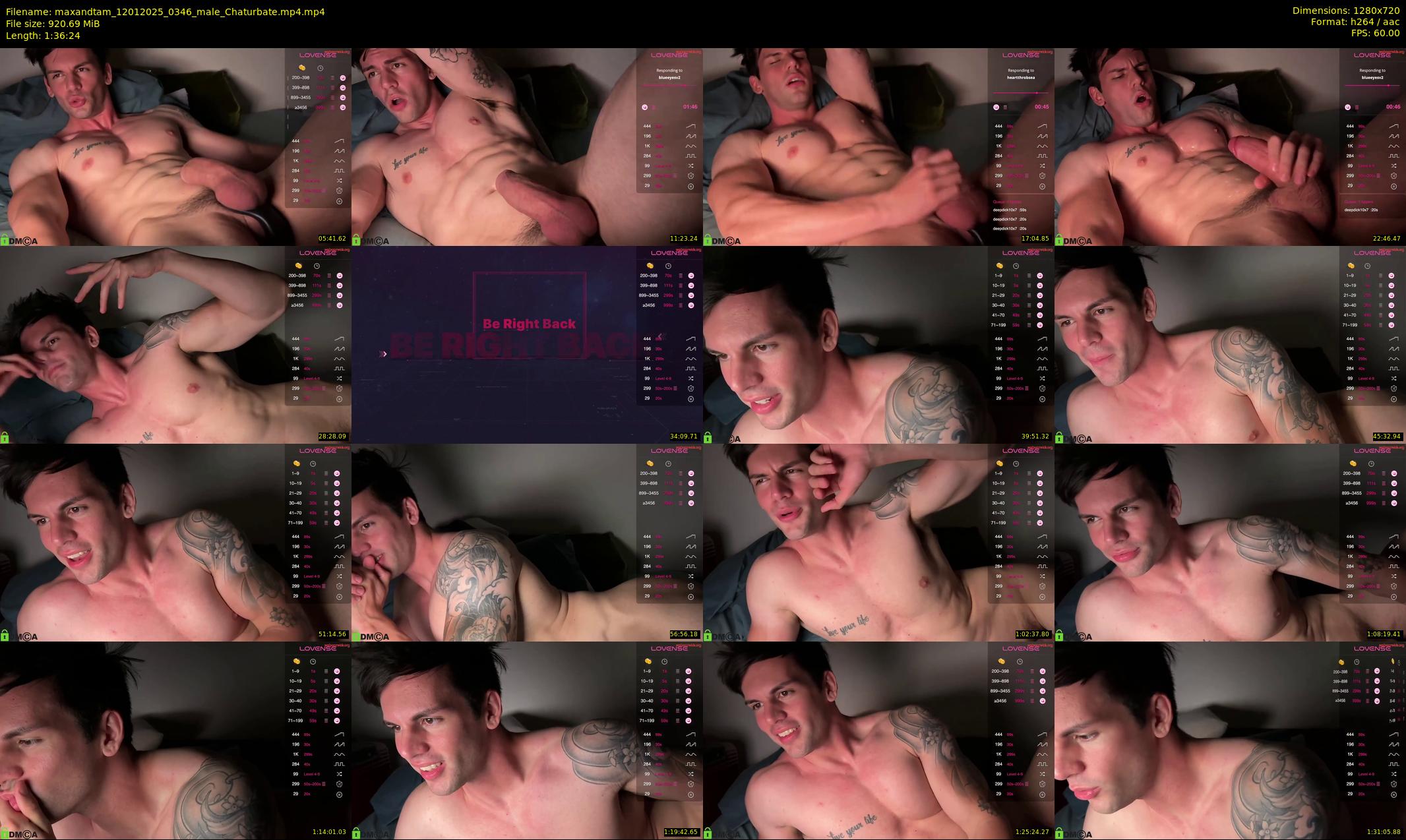 maxandtam — 97 minute Chaturbate couple cam show recording, 720p, Jan 12, 2025