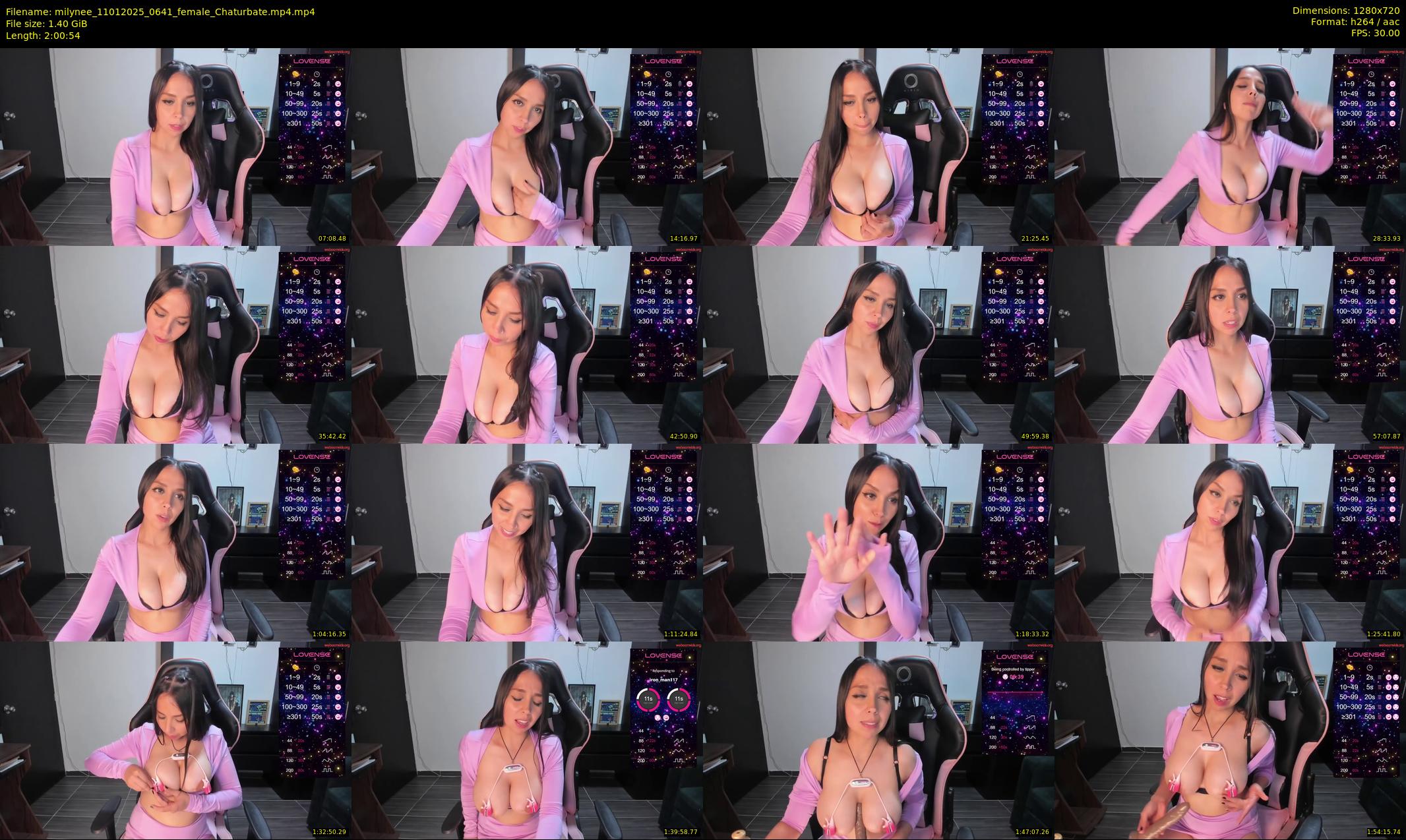 milynee — 121 minute Chaturbate female cam show recording, 720p, Jan 11, 2025