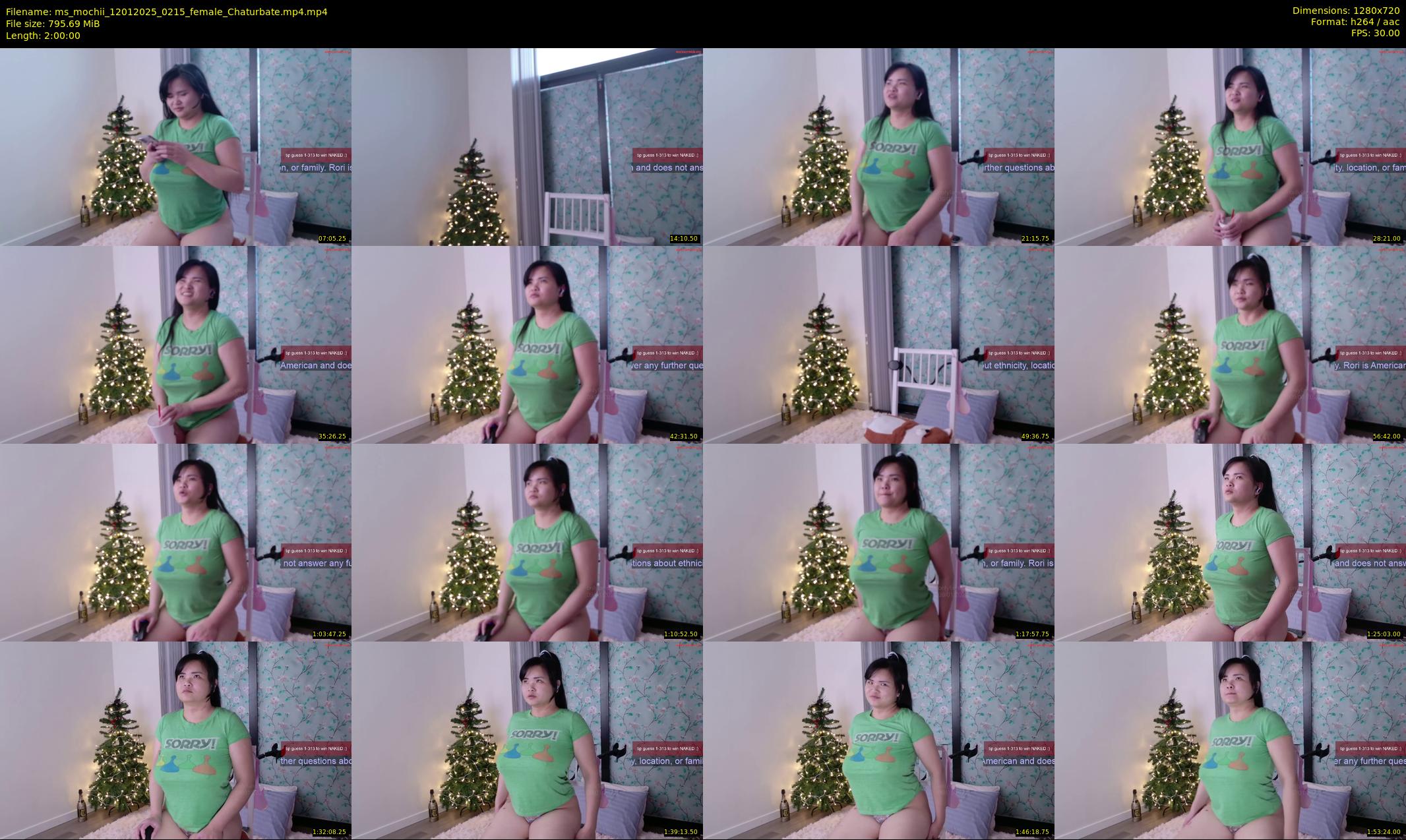 ms_mochii — 120 minute Chaturbate female cam show recording, 720p, Jan 12, 2025