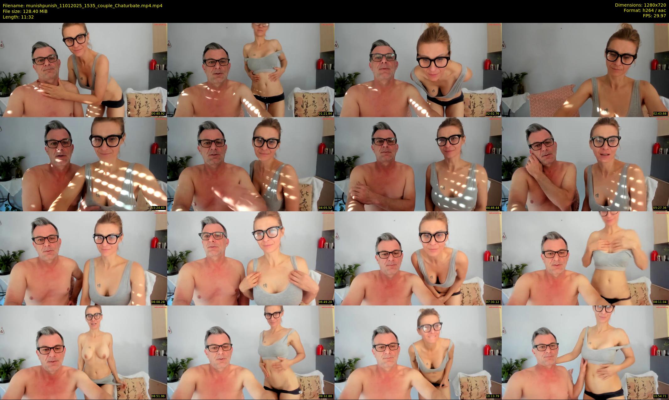 munishpunish — 12 minute Chaturbate couple cam show recording, 720p, Jan 11, 2025