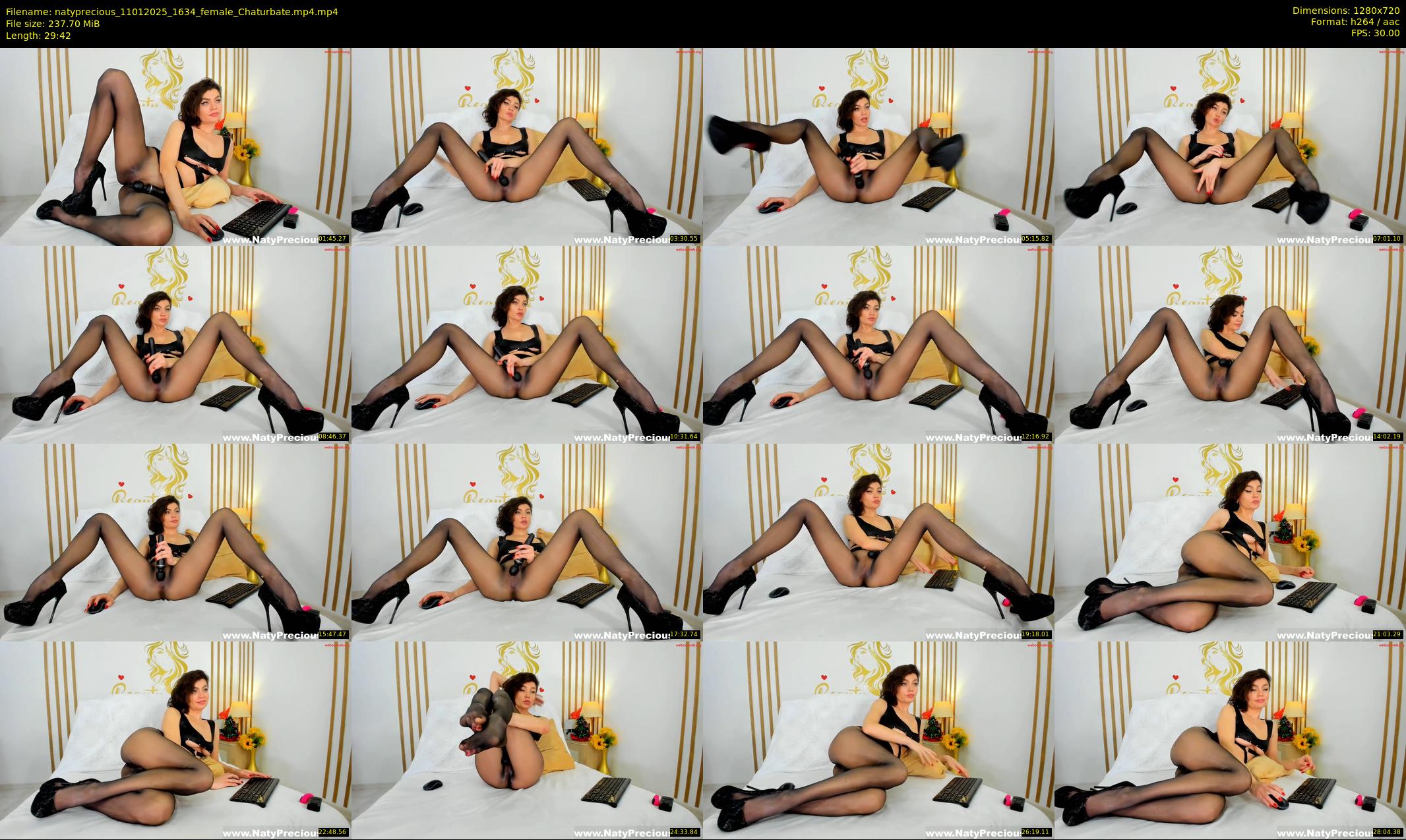 natyprecious — 30 minute Chaturbate female cam show recording, 720p, Jan 11, 2025