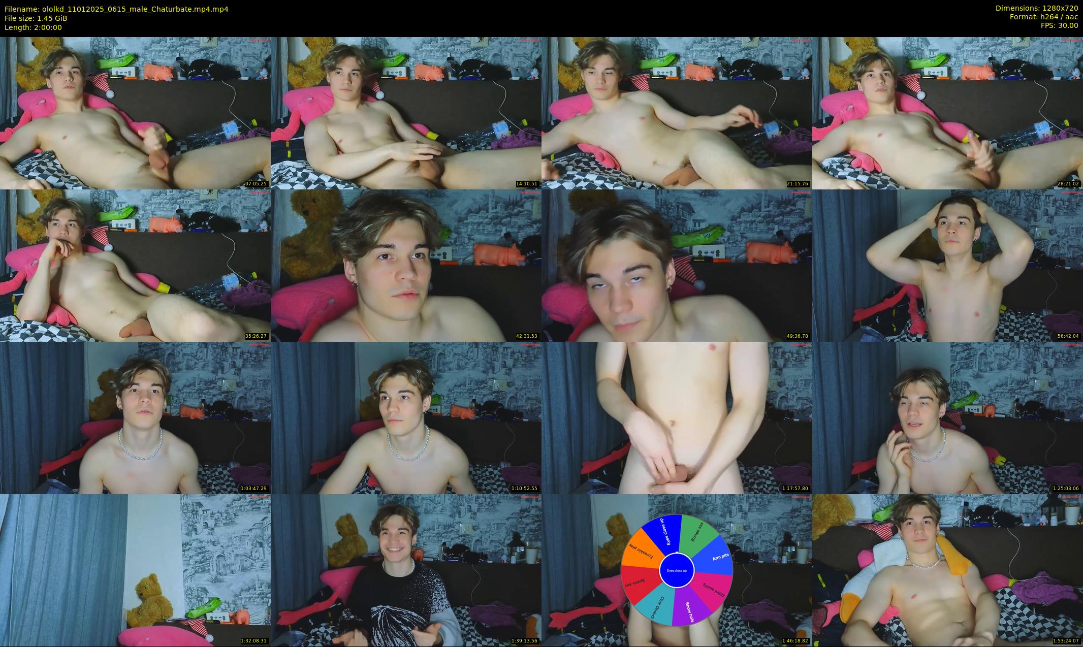 ololkd — 120 minute Chaturbate male cam show recording, 720p, Jan 11, 2025