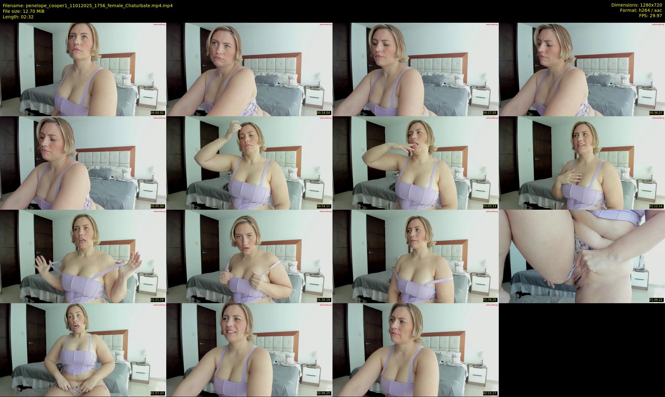 penelope_cooper1 — 3 minute Chaturbate female cam show recording, 720p, Jan 11, 2025