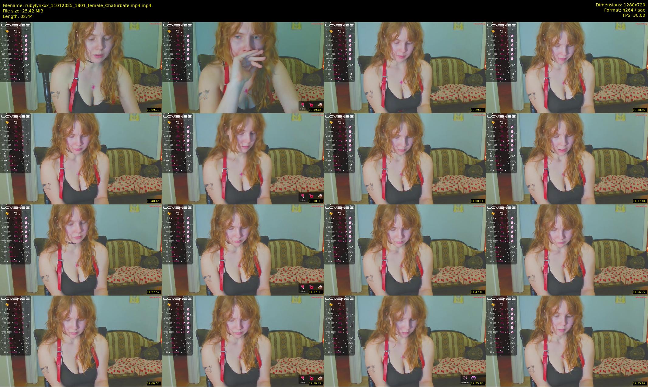 rubylynxxx — 3 minute Chaturbate female cam show recording, 720p, Jan 11, 2025