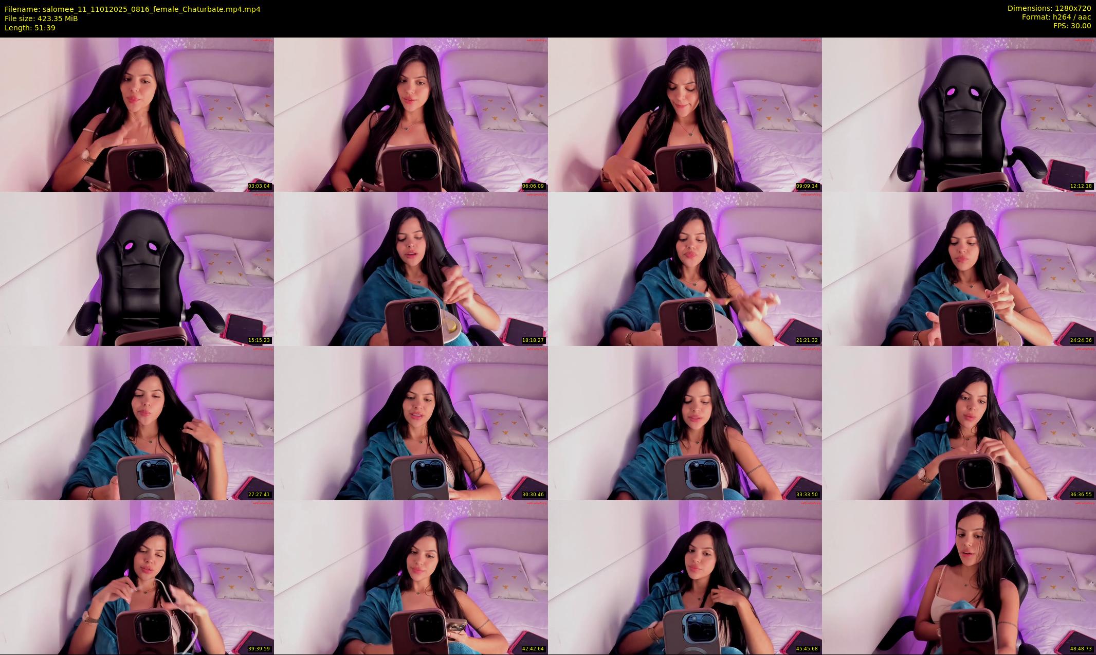 salomee_11 — 52 minute Chaturbate female cam show recording, 720p, Jan 11, 2025