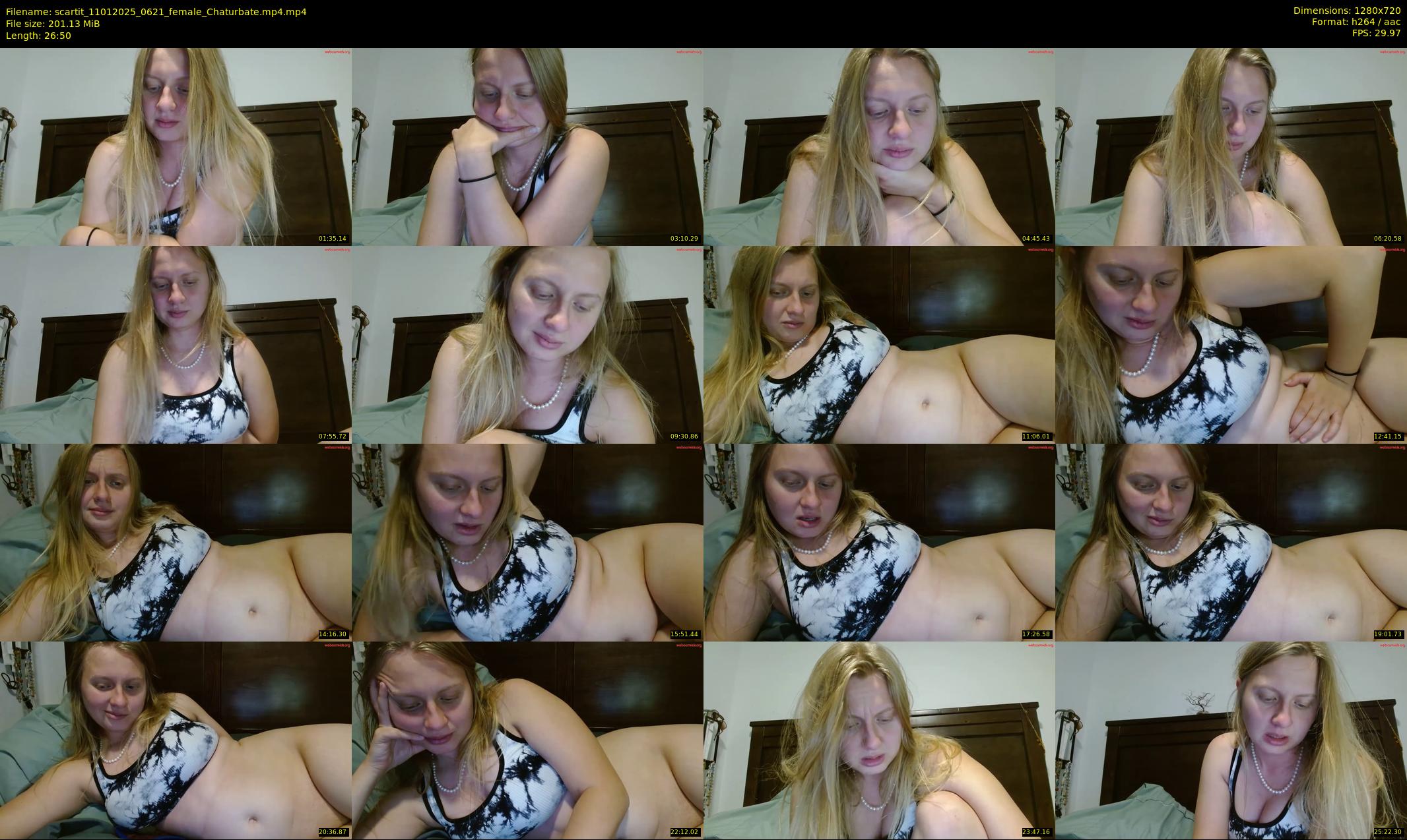 scartit — 27 minute Chaturbate female cam show recording, 720p, Jan 11, 2025