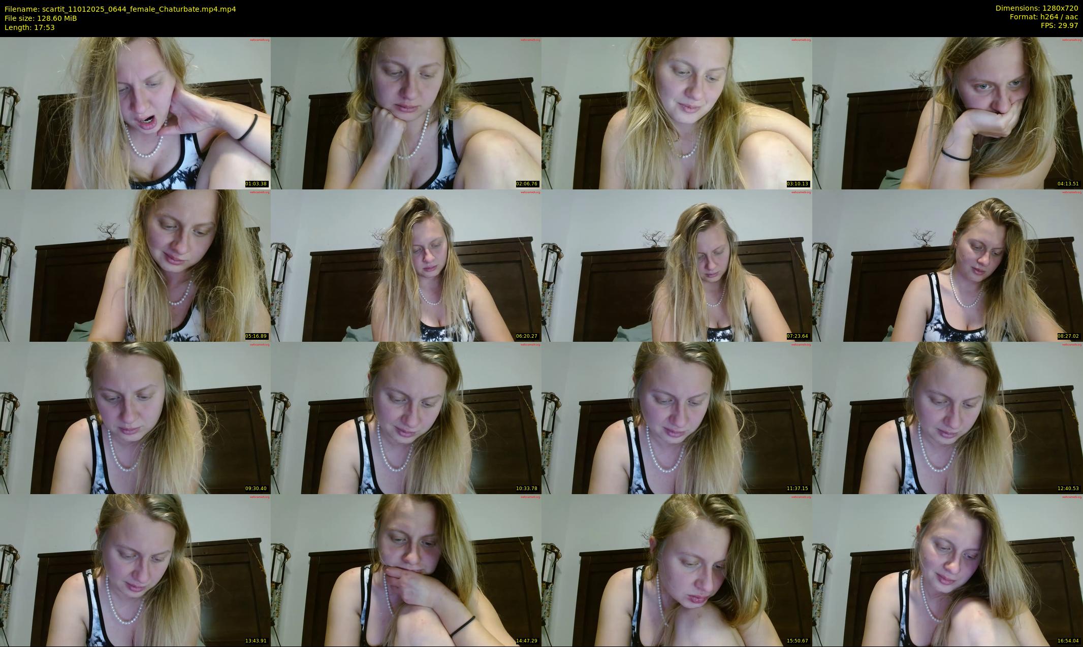 scartit — 18 minute Chaturbate female cam show recording, 720p, Jan 11, 2025