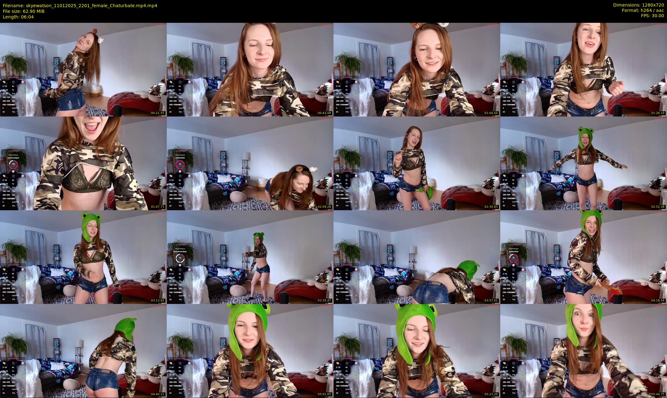 skyewatson — 7 minute Chaturbate female cam show recording, 720p, Jan 11, 2025