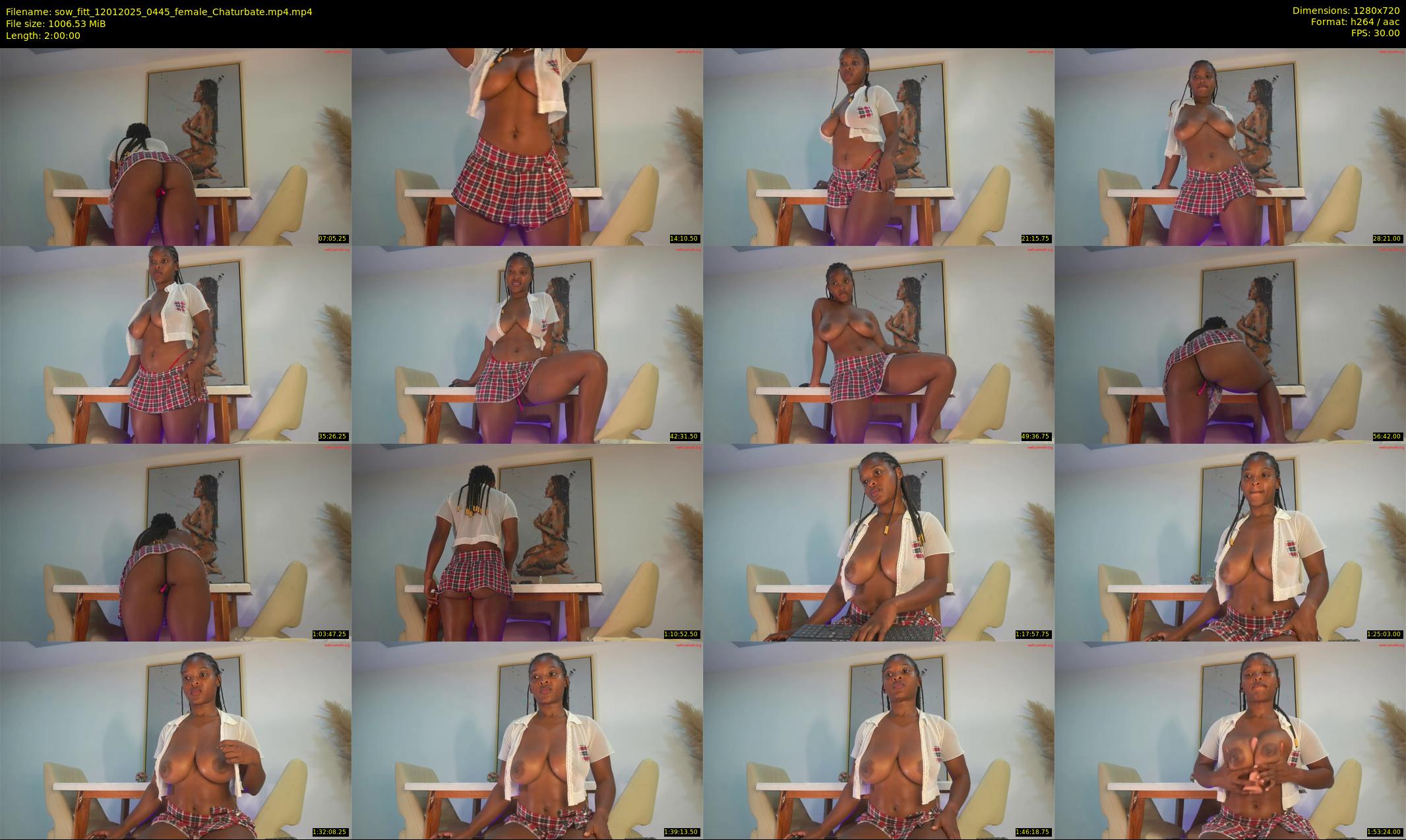 sow_fitt — 120 minute Chaturbate female cam show recording, 720p, Jan 12, 2025