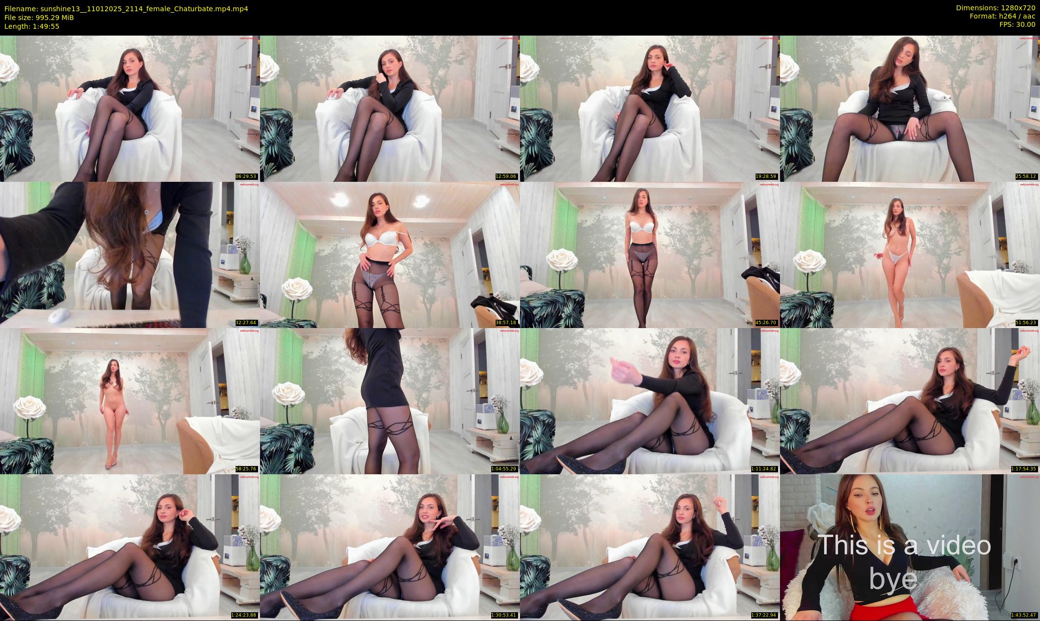 sunshine13_ — 110 minute Chaturbate female cam show recording, 720p, Jan 11, 2025