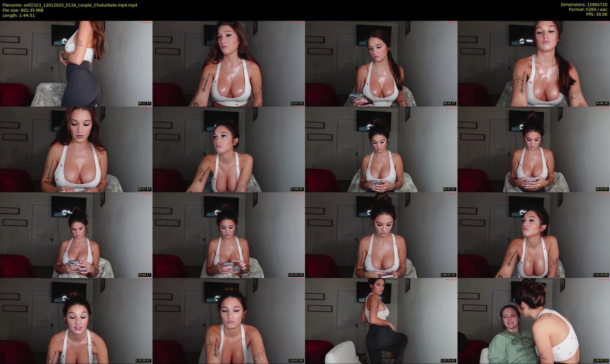 svtf2323 — 105 minute Chaturbate female cam show recording, 720p, Jan 12, 2025