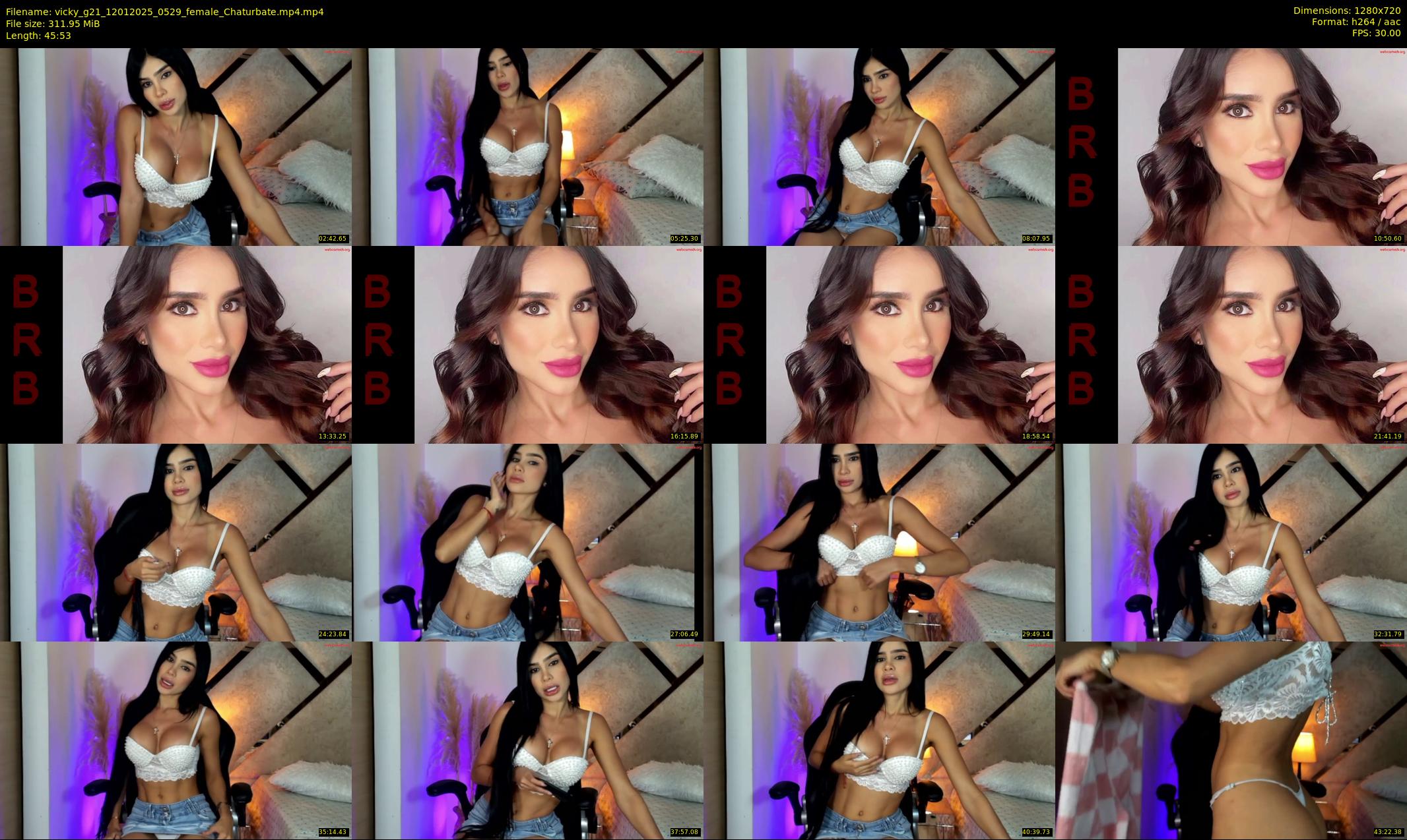 vicky_g21 — 46 minute Chaturbate female cam show recording, 720p, Jan 12, 2025