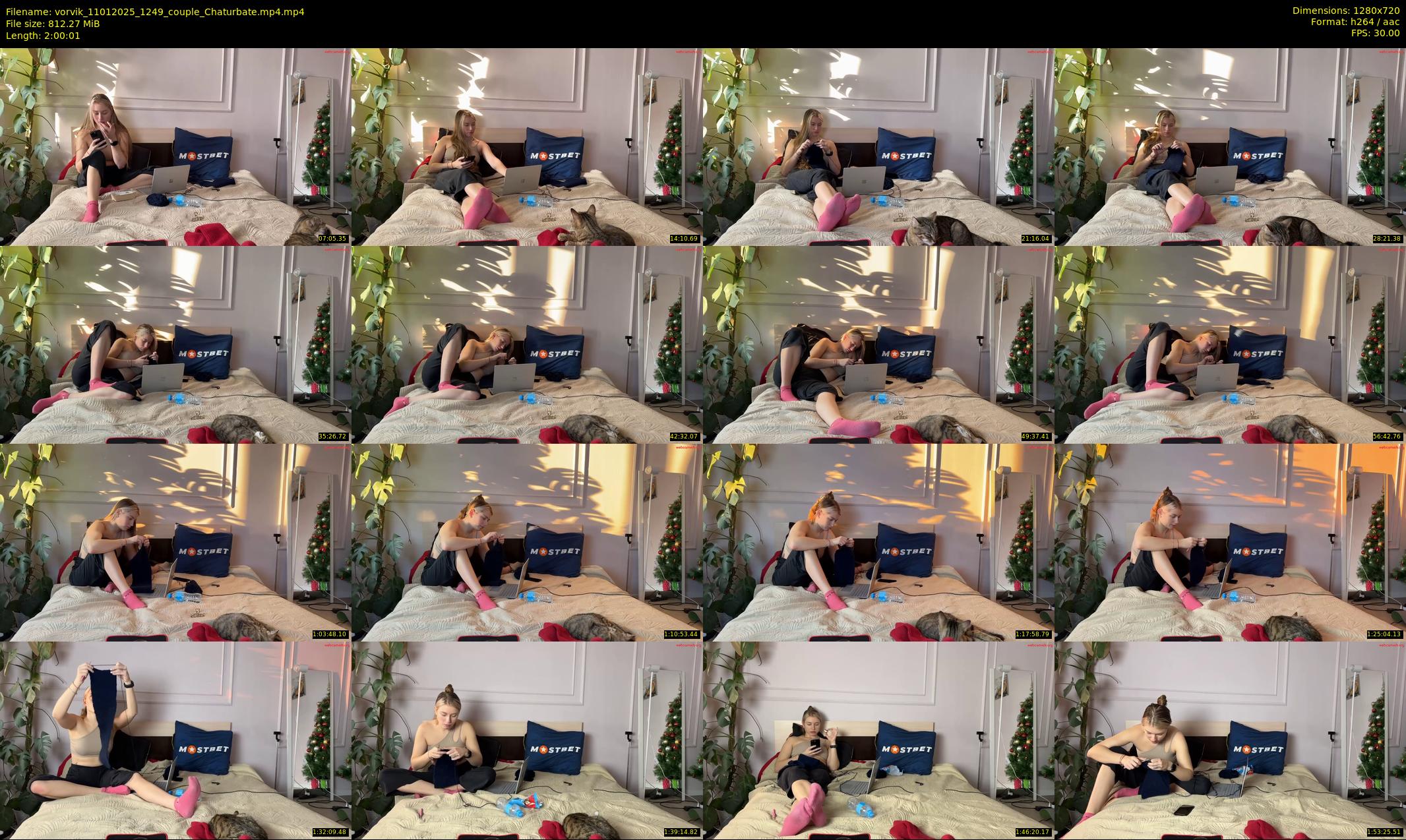 vorvik — 121 minute Chaturbate couple cam show recording, 720p, Jan 11, 2025