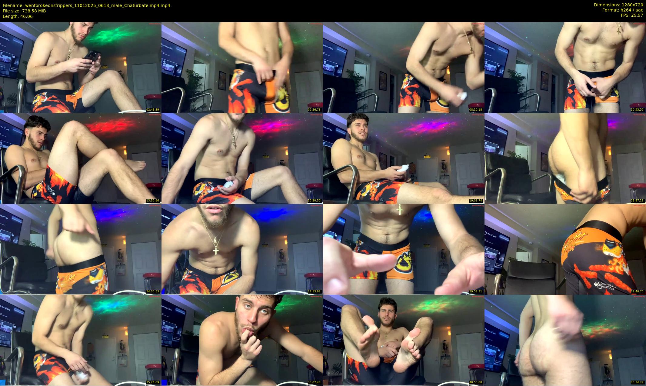 wentbrokeonstrippers — 47 minute Chaturbate male cam show recording, 720p, Jan 11, 2025