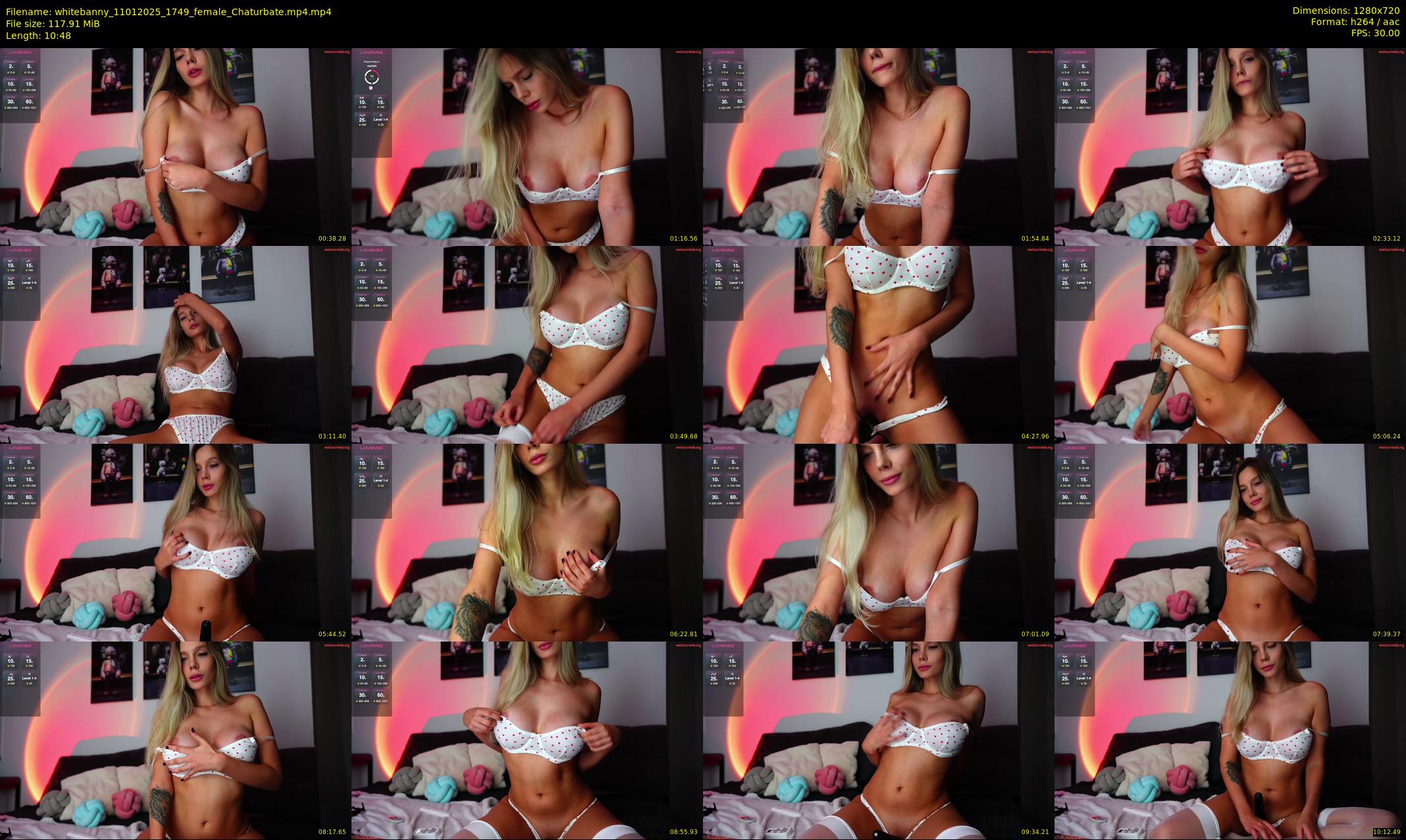 whitebanny — 11 minute Chaturbate couple cam show recording, 720p, Jan 11, 2025