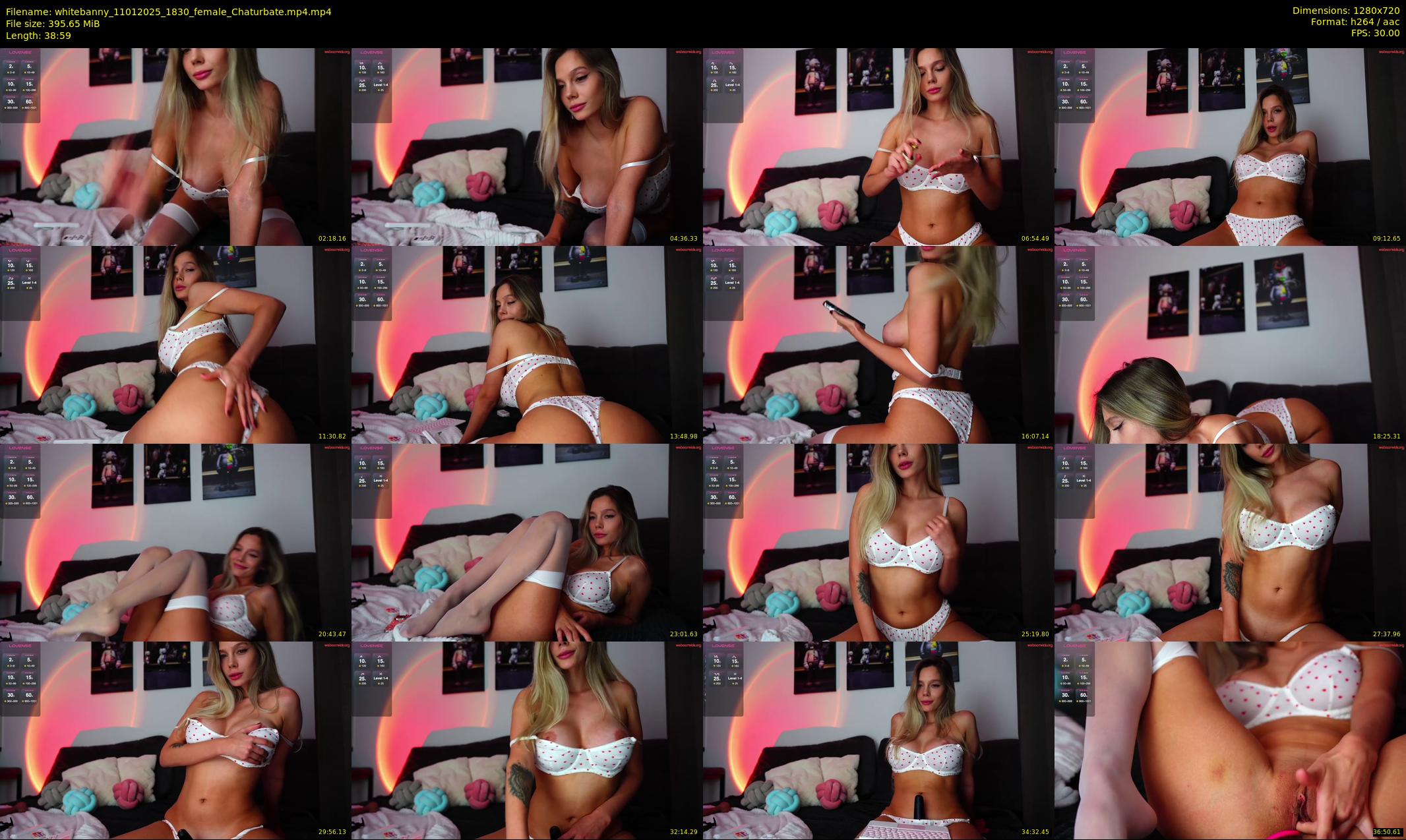 whitebanny — 39 minute Chaturbate couple cam show recording, 720p, Jan 11, 2025