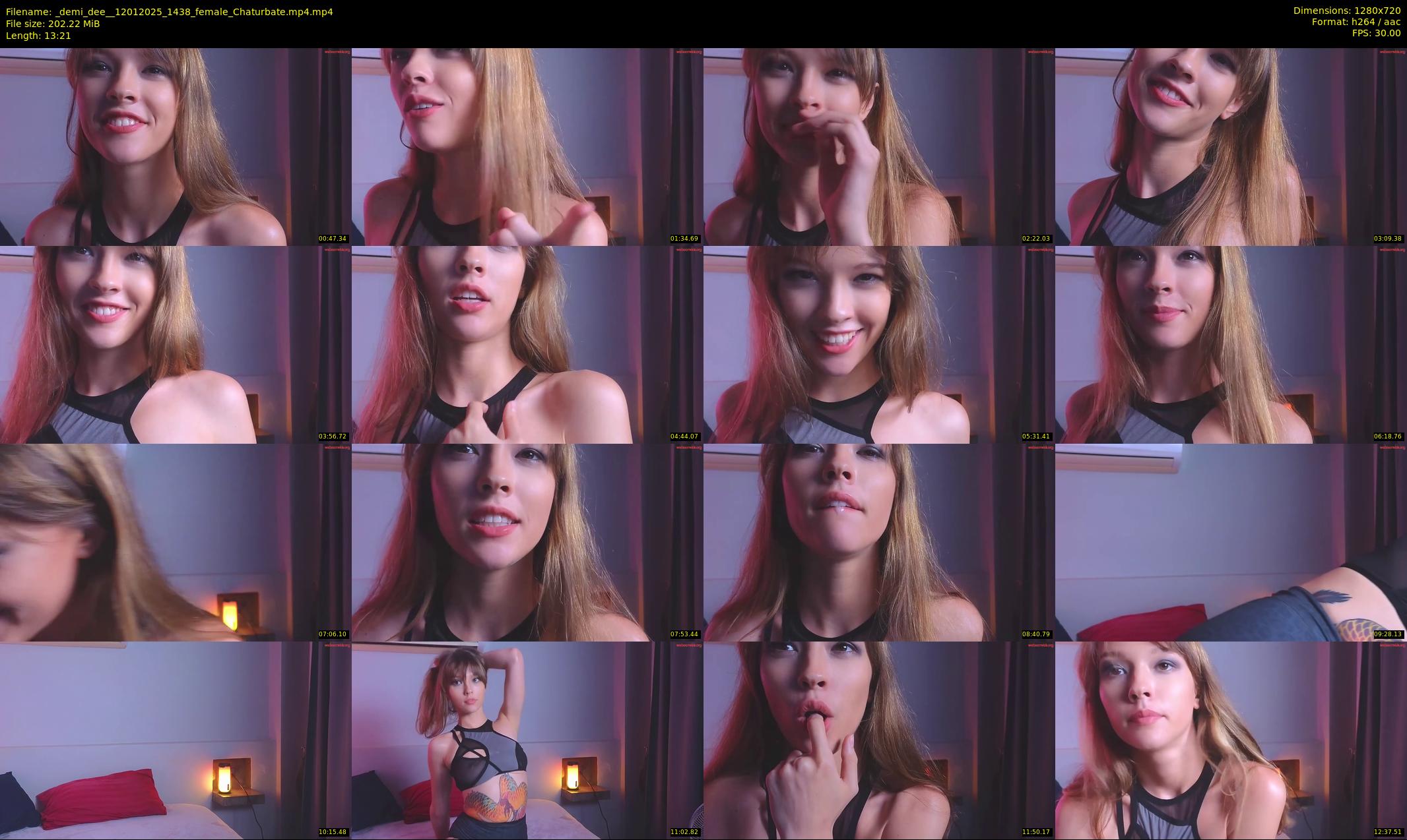_demi_dee_ — 14 minute Chaturbate female cam show recording, 720p, Jan 12, 2025