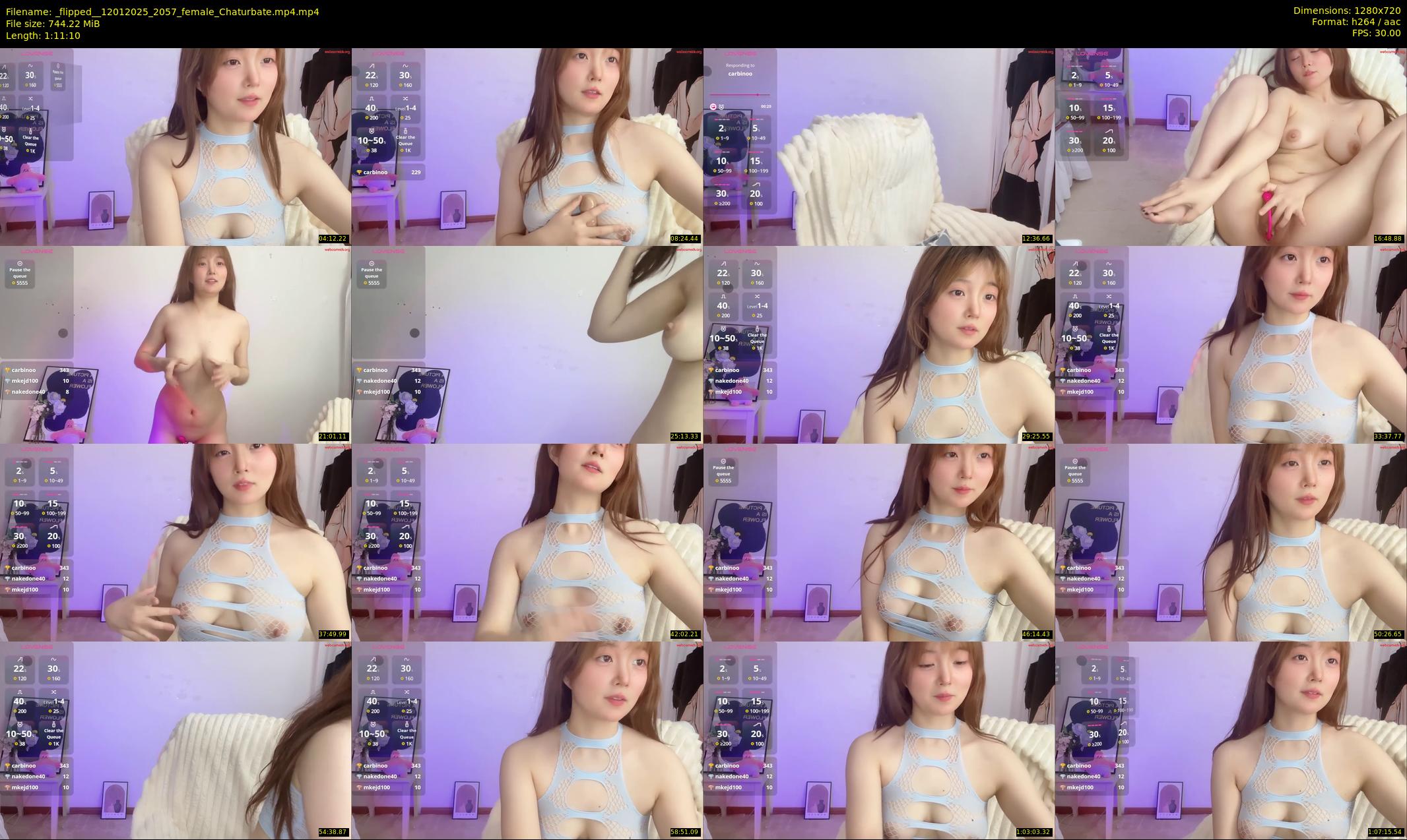 _flipped_ — 72 minute Chaturbate female cam show recording, 720p, Jan 12, 2025