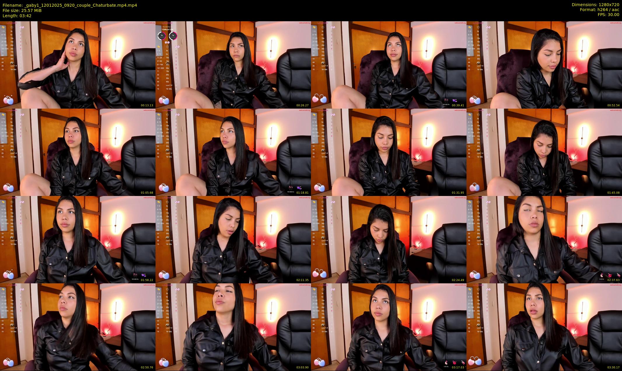 _gaby1 — 4 minute Chaturbate female cam show recording, 720p, Jan 12, 2025