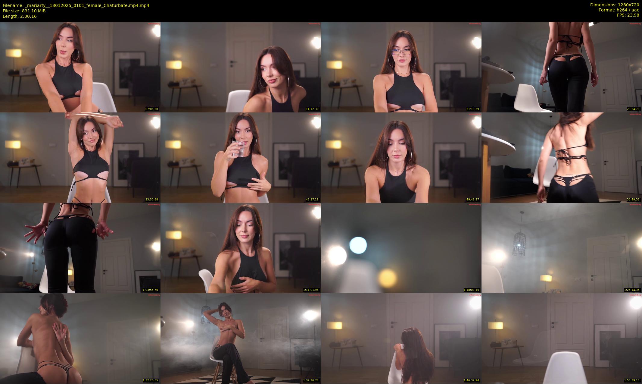 _mariarty_ — 121 minute Chaturbate female cam show recording, 720p, Jan 13, 2025