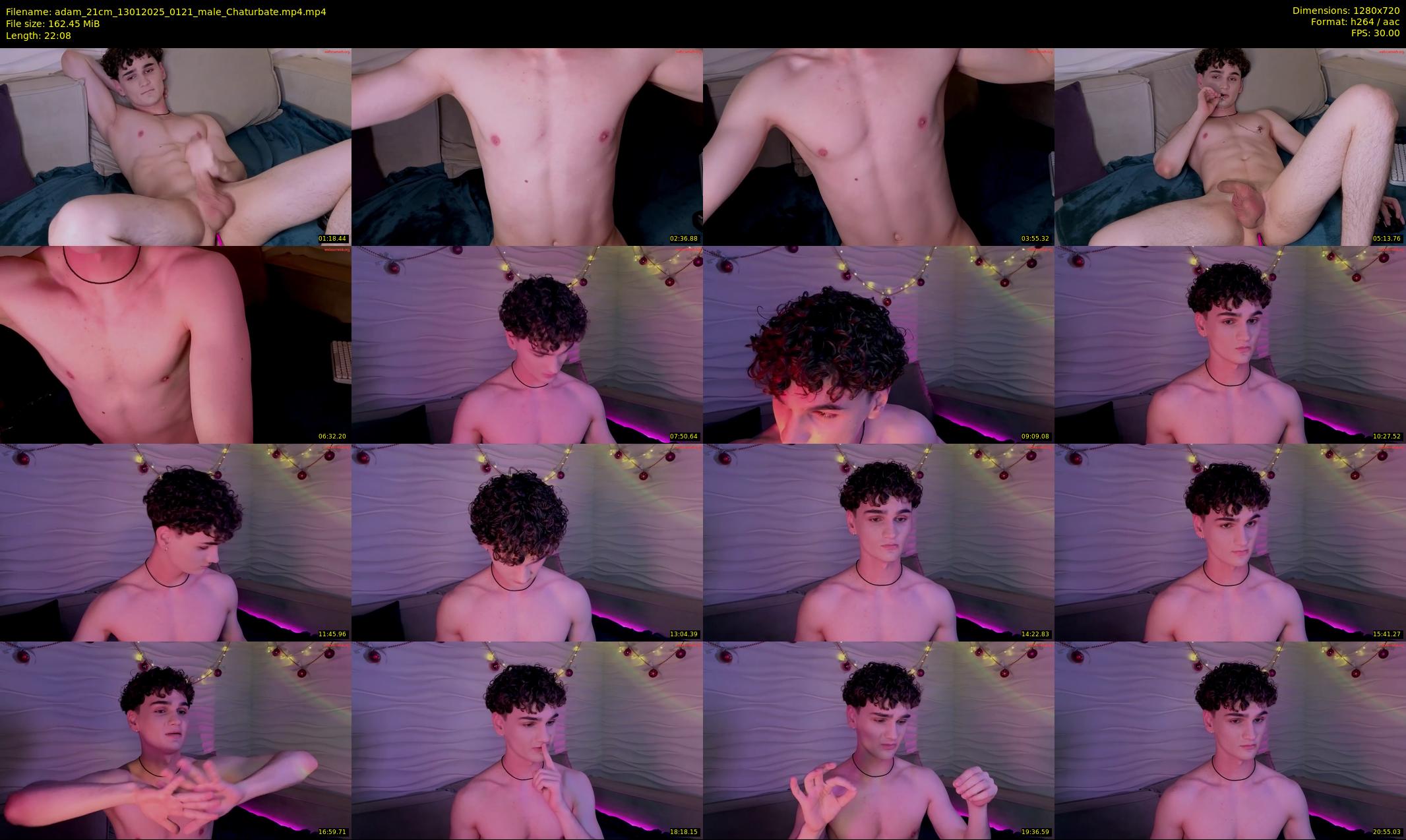 adam_21cm — 23 minute Chaturbate male cam show recording, 720p, Jan 13, 2025