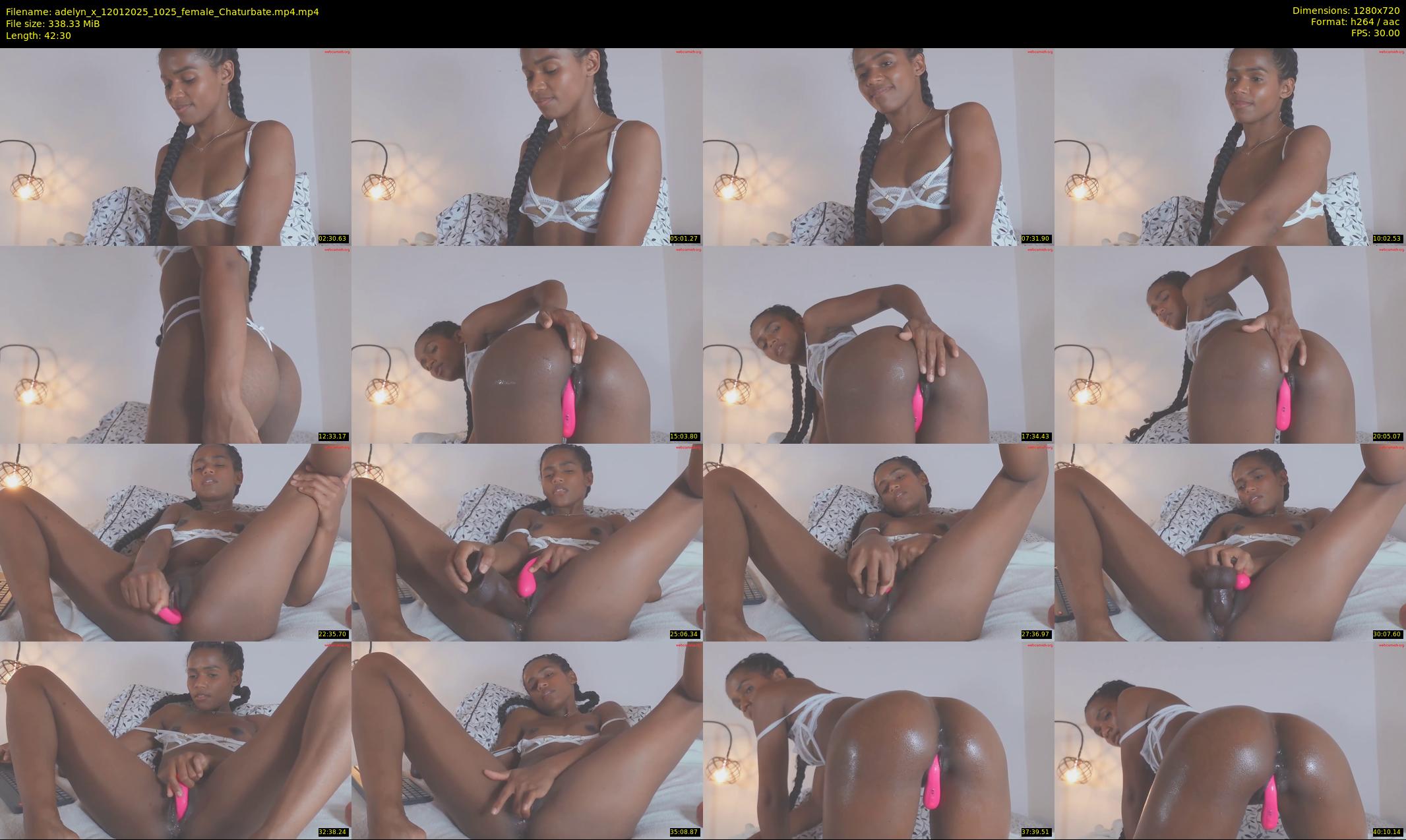 adelyn_x — 43 minute Chaturbate female cam show recording, 720p, Jan 12, 2025