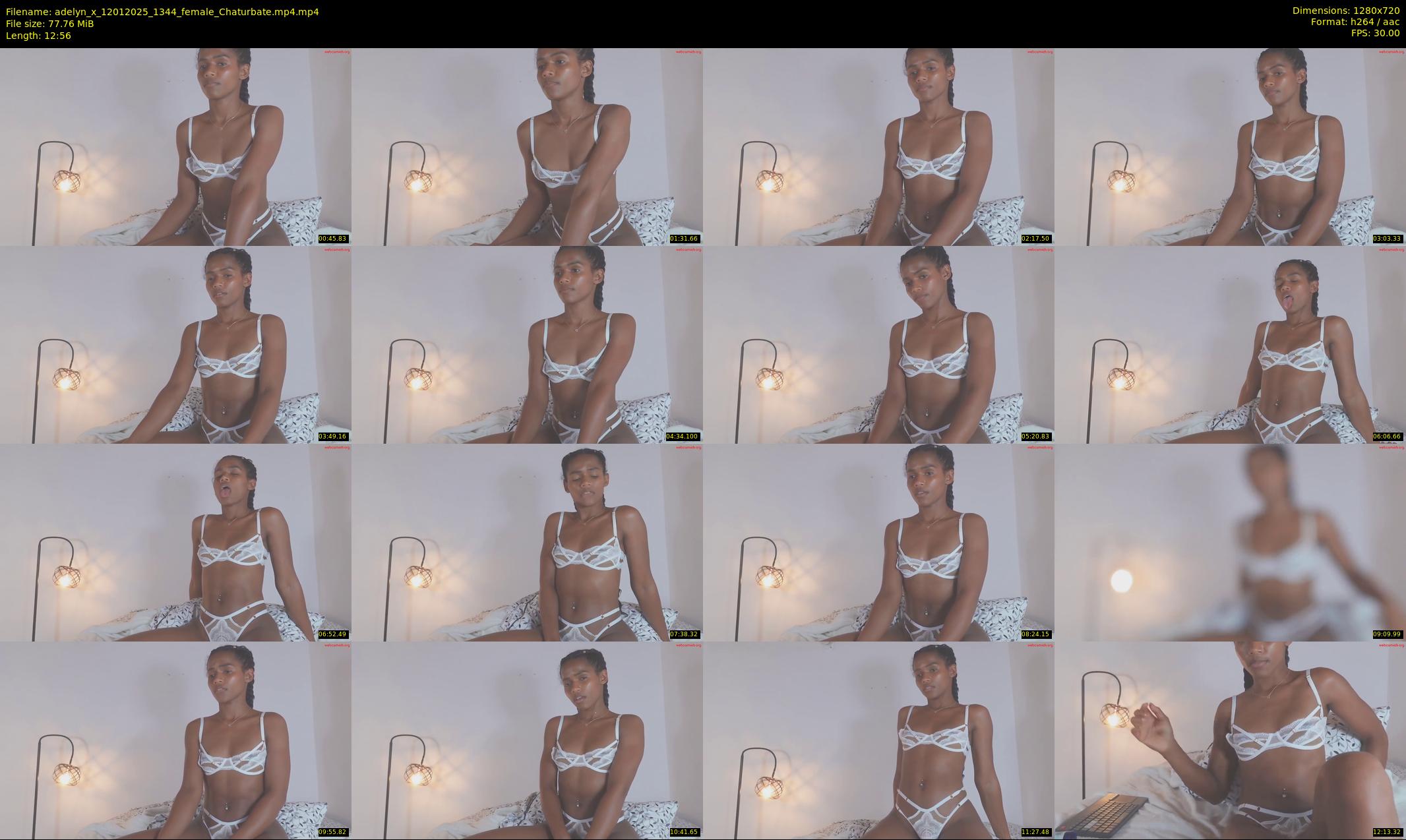 adelyn_x — 13 minute Chaturbate female cam show recording, 720p, Jan 12, 2025