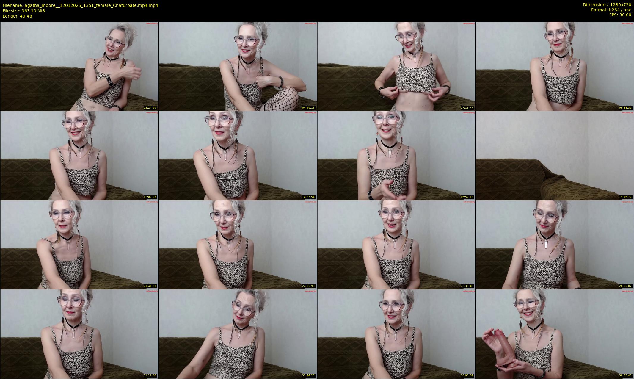 agatha_moore_ — 41 minute Chaturbate female cam show recording, 720p, Jan 12, 2025