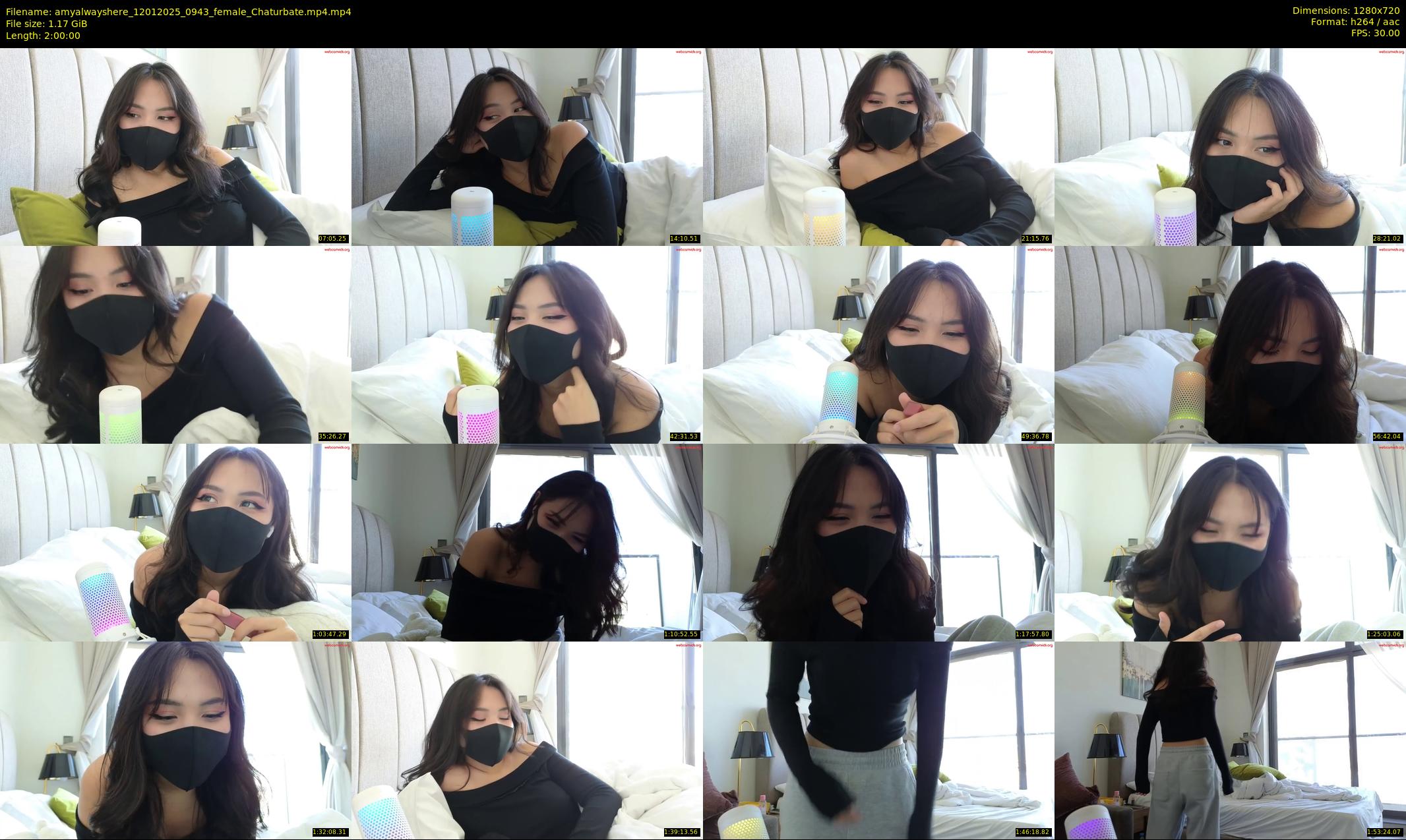 amyalwayshere — 120 minute Chaturbate female cam show recording, 720p, Jan 12, 2025