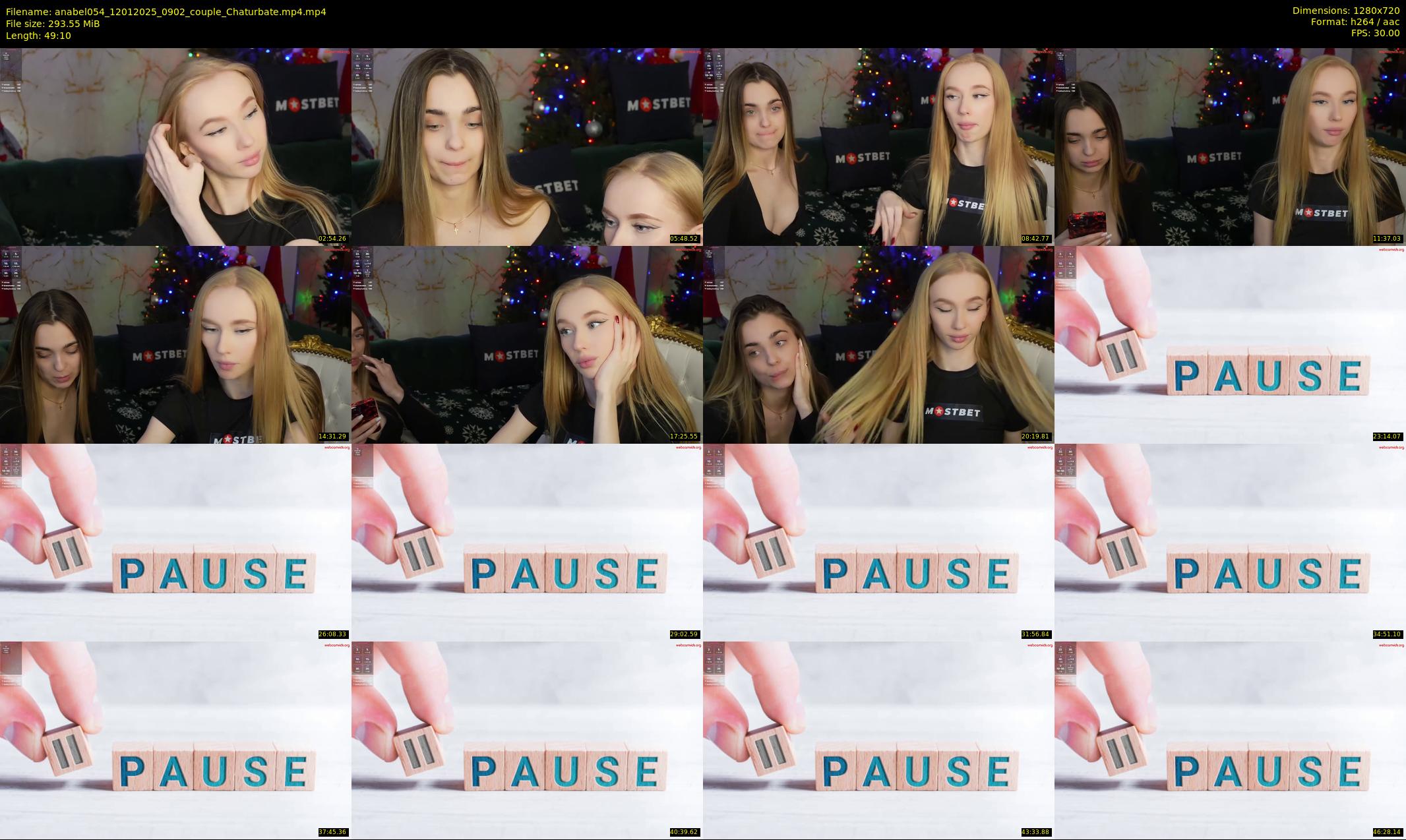 anabel054 — 50 minute Chaturbate female cam show recording, 720p, Jan 12, 2025