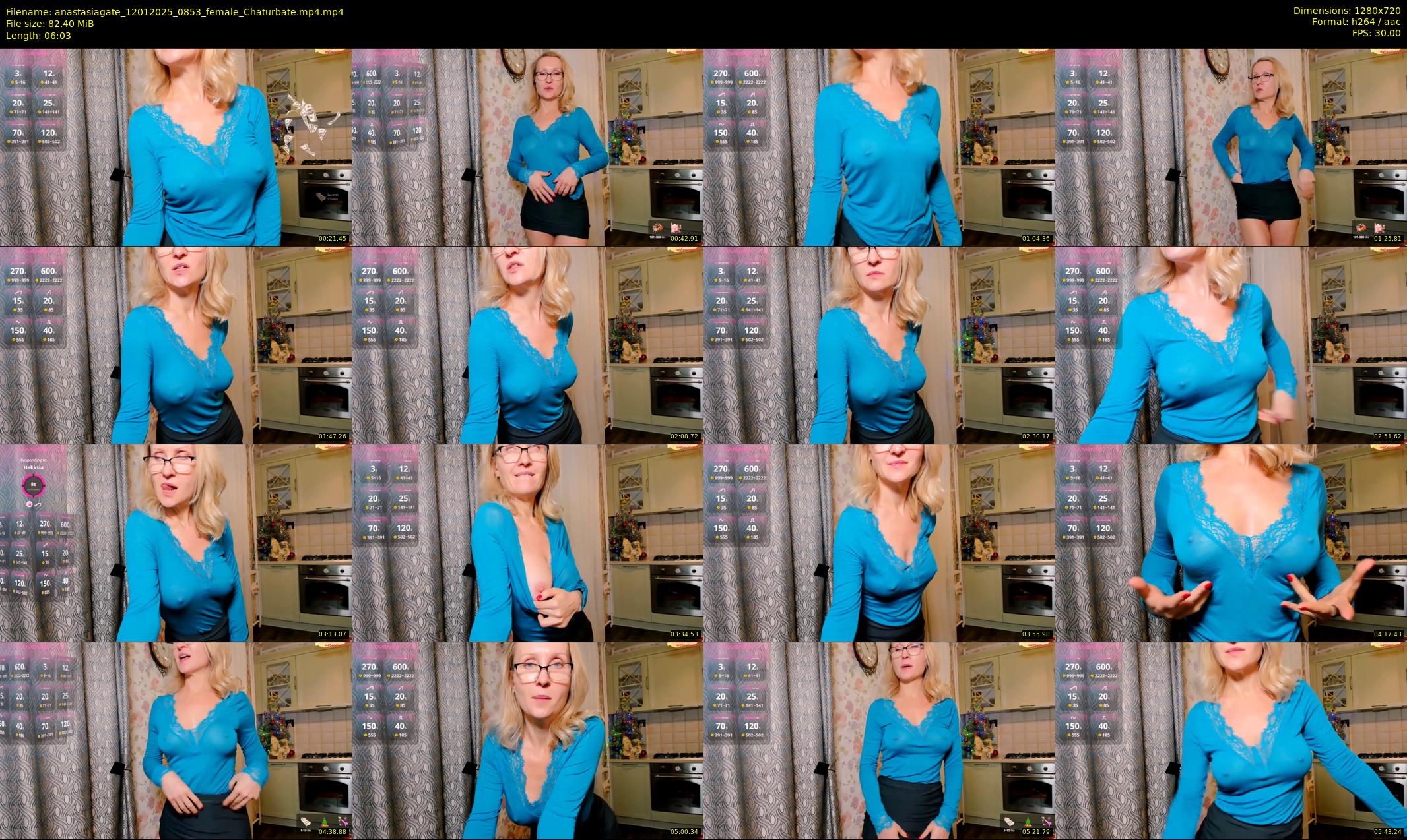 anastasiagate — 7 minute Chaturbate female cam show recording, 720p, Jan 12, 2025