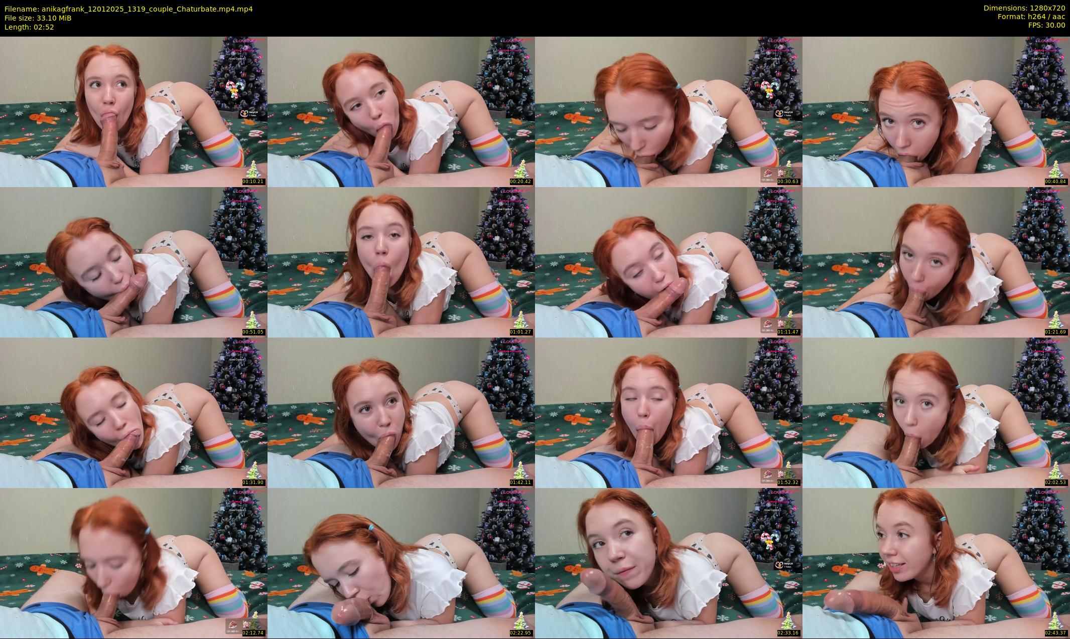 anikagfrank — 3 minute Chaturbate couple cam show recording, 720p, Jan 12, 2025