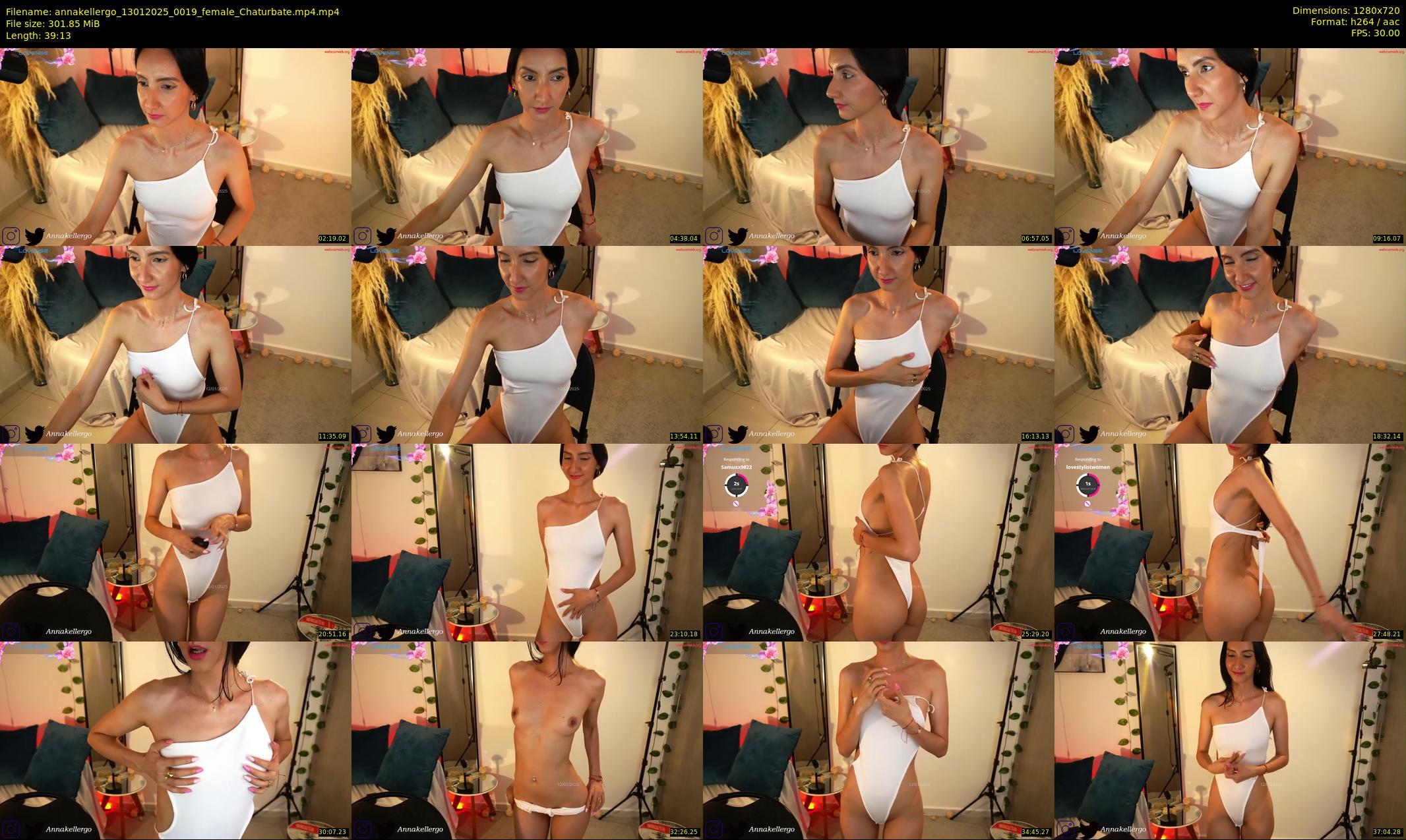 annakellergo — 40 minute Chaturbate female cam show recording, 720p, Jan 13, 2025
