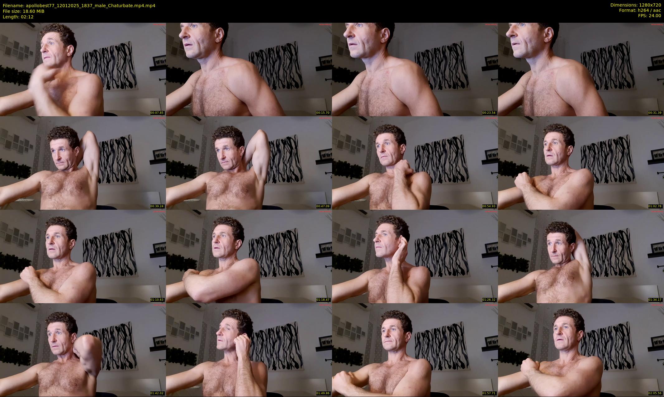 apollobest77 — 3 minute Chaturbate male cam show recording, 720p, Jan 12, 2025