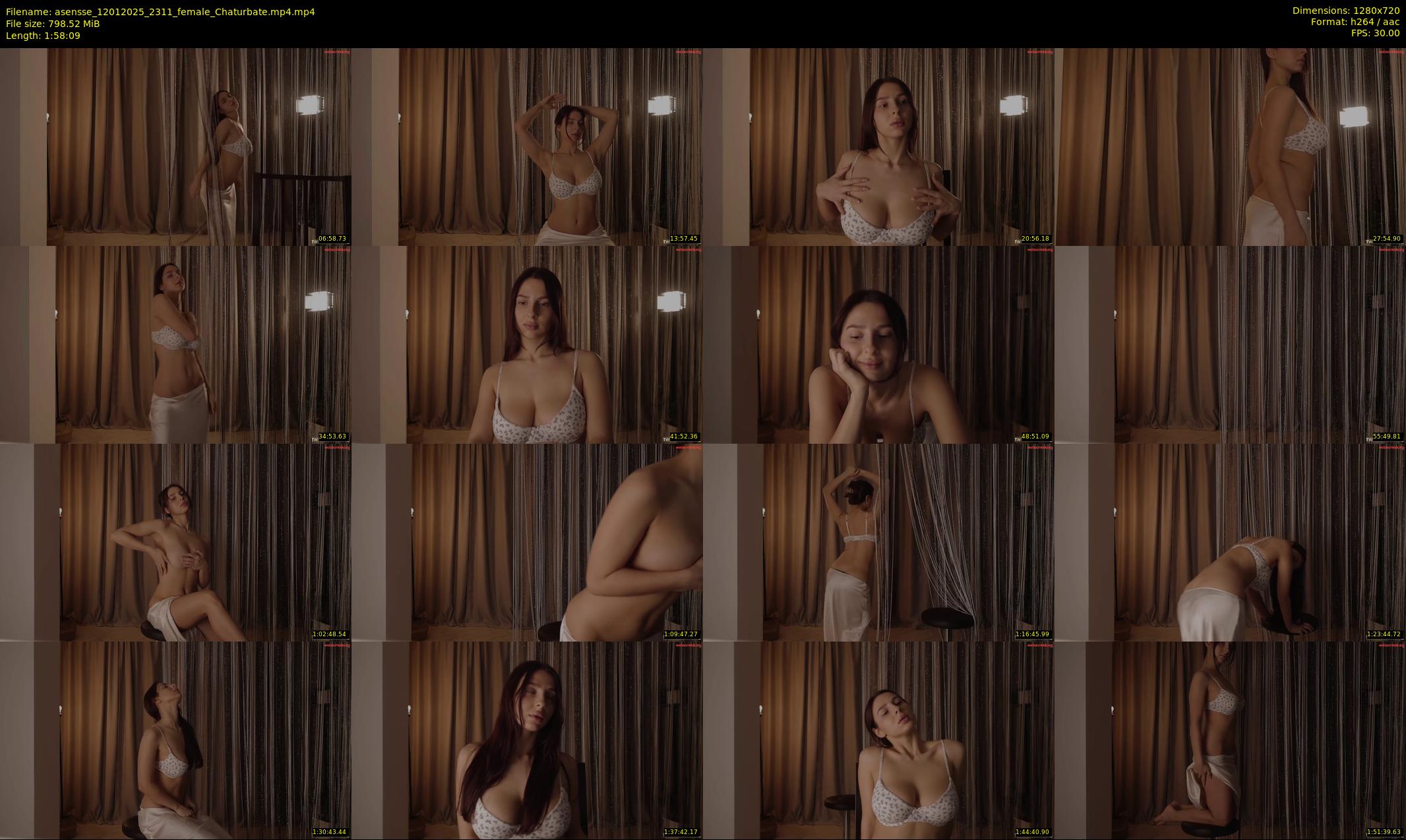 asensse — 119 minute Chaturbate female cam show recording, 720p, Jan 12, 2025