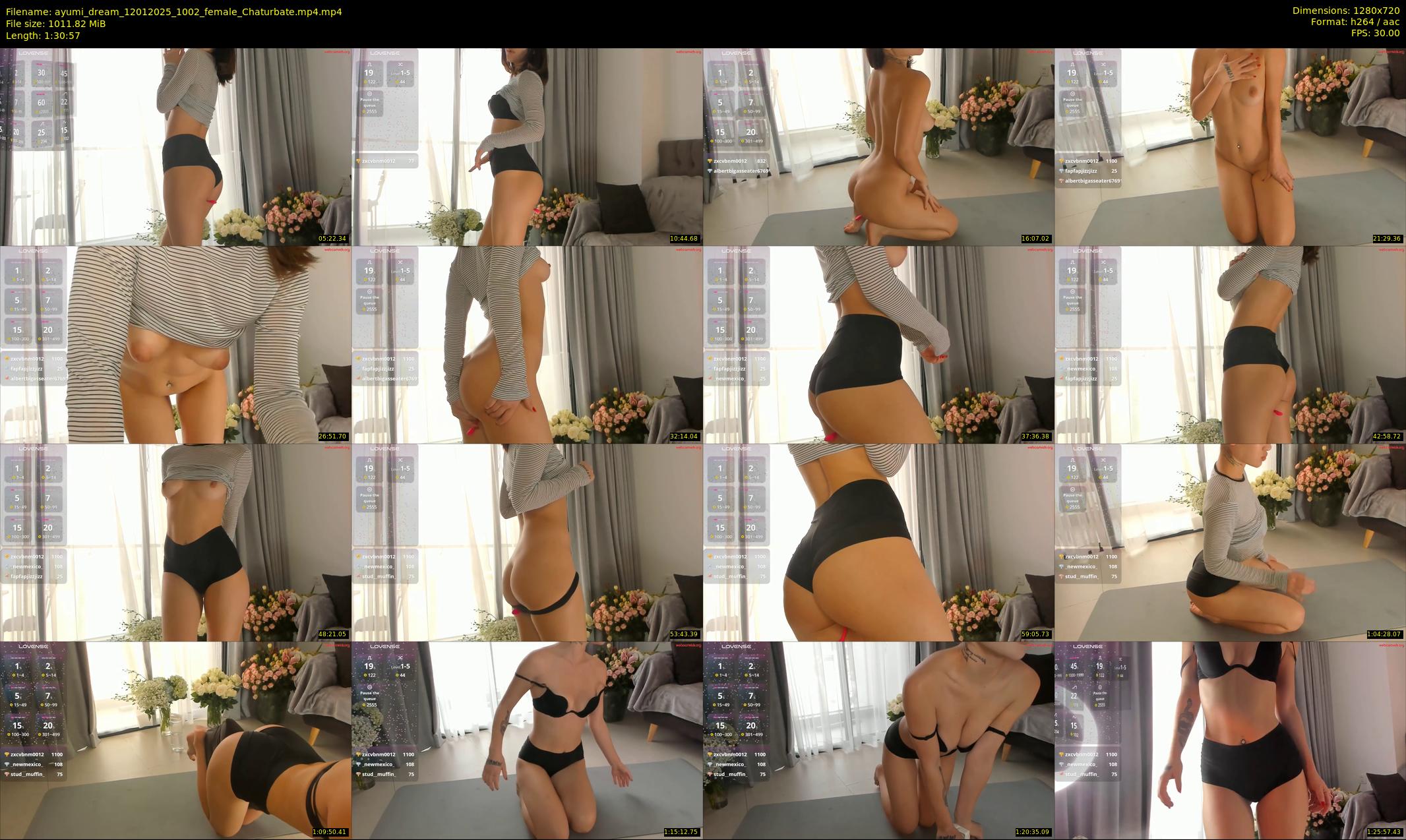ayumi_dream — 91 minute Chaturbate female cam show recording, 720p, Jan 12, 2025