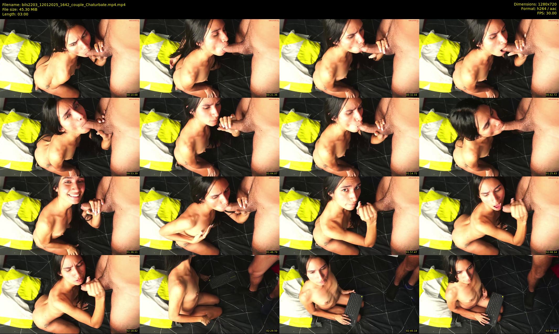 bils2203 — 3 minute Chaturbate couple cam show recording, 720p, Jan 12, 2025