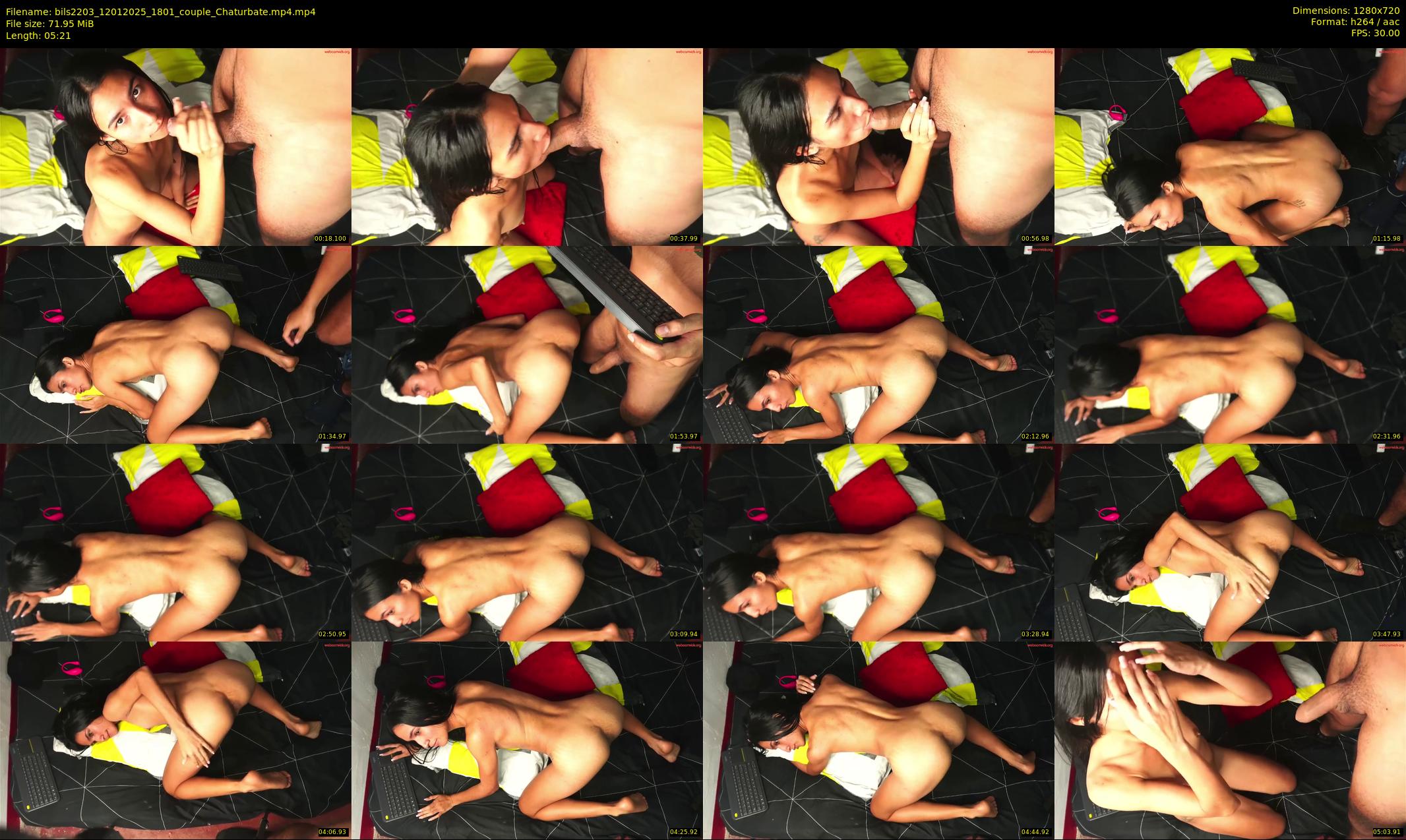 bils2203 — 6 minute Chaturbate couple cam show recording, 720p, Jan 12, 2025