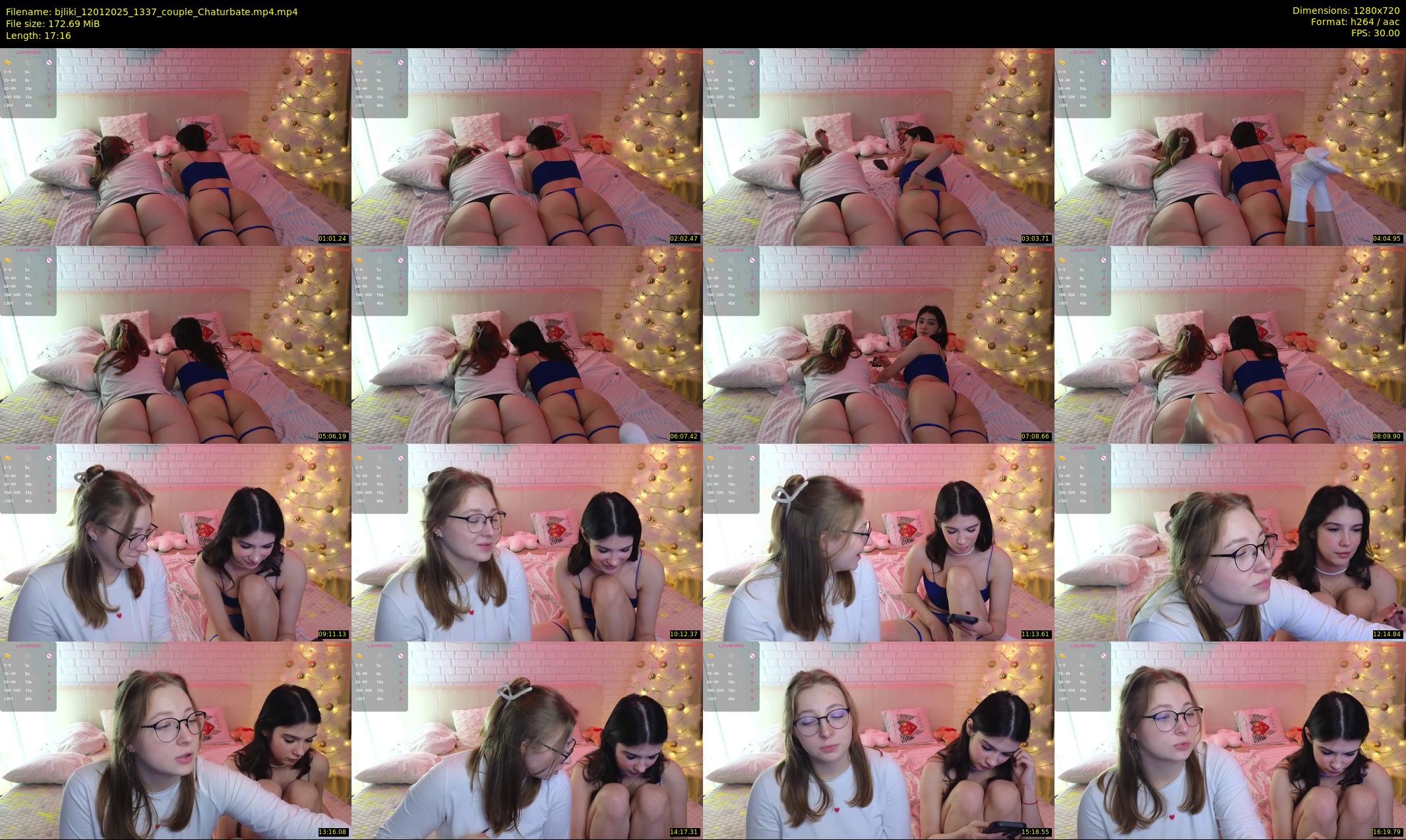bjliki — 18 minute Chaturbate couple cam show recording, 720p, Jan 12, 2025