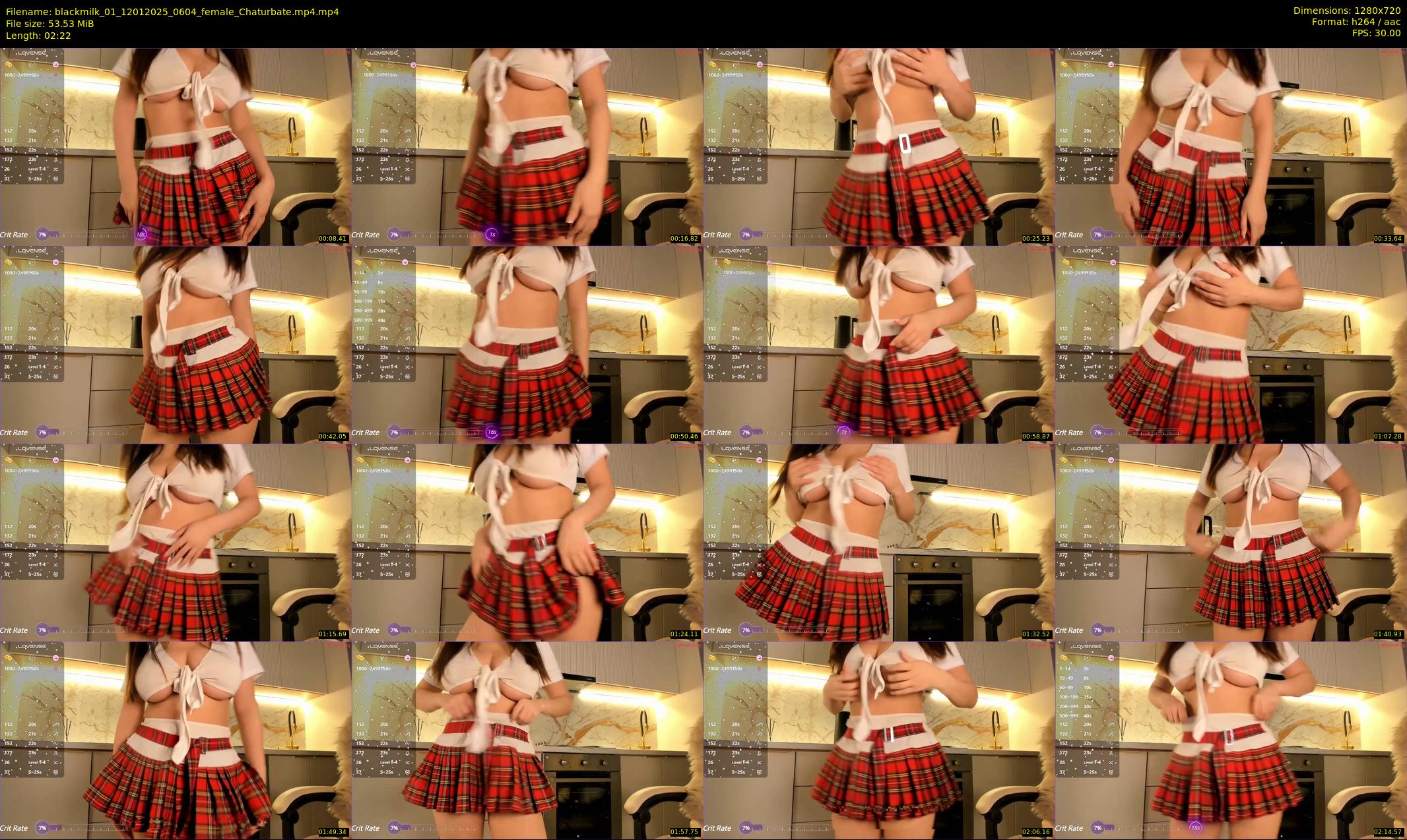 blackmilk_01 — 3 minute Chaturbate female cam show recording, 720p, Jan 12, 2025