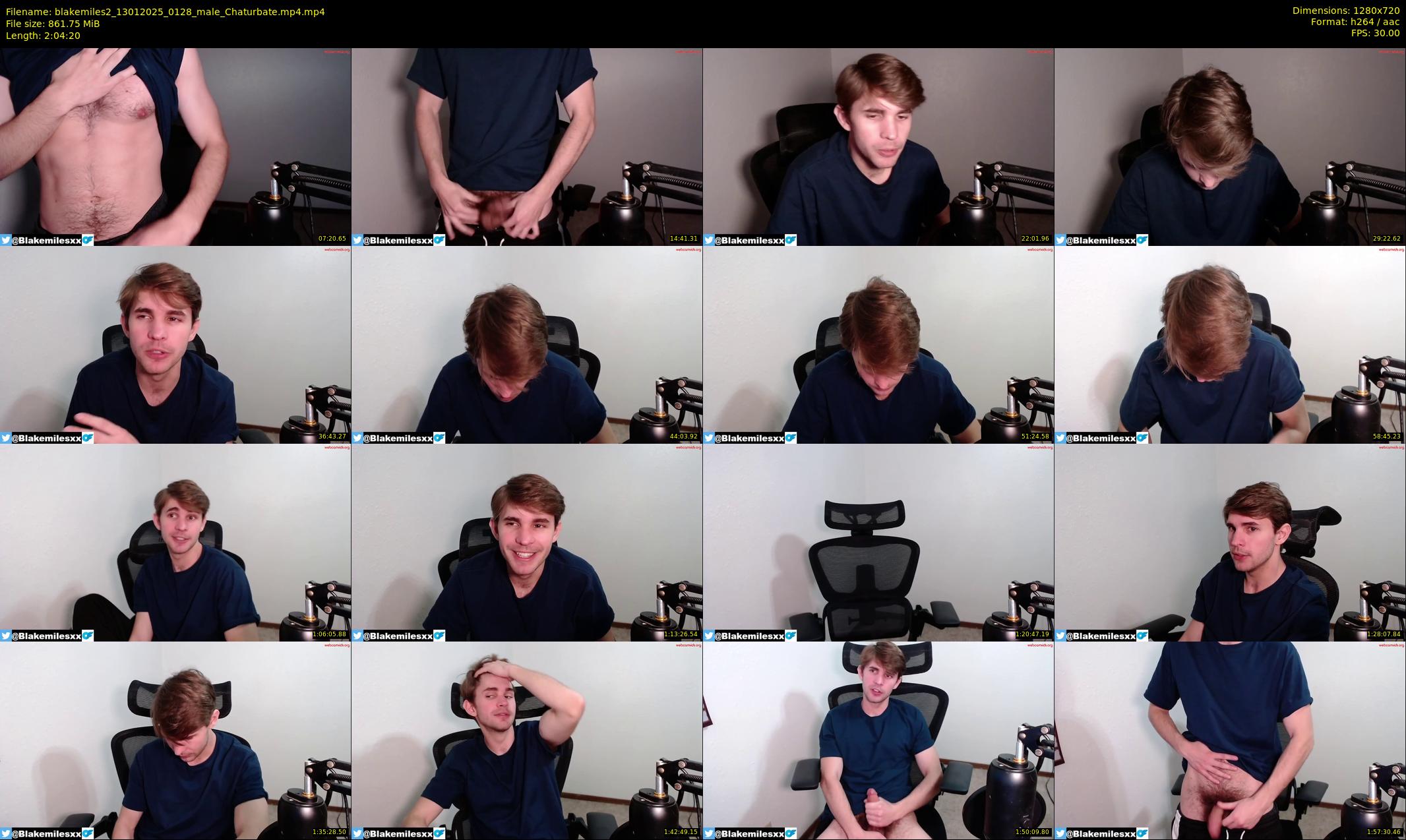 blakemiles2 — 125 minute Chaturbate male cam show recording, 720p, Jan 13, 2025