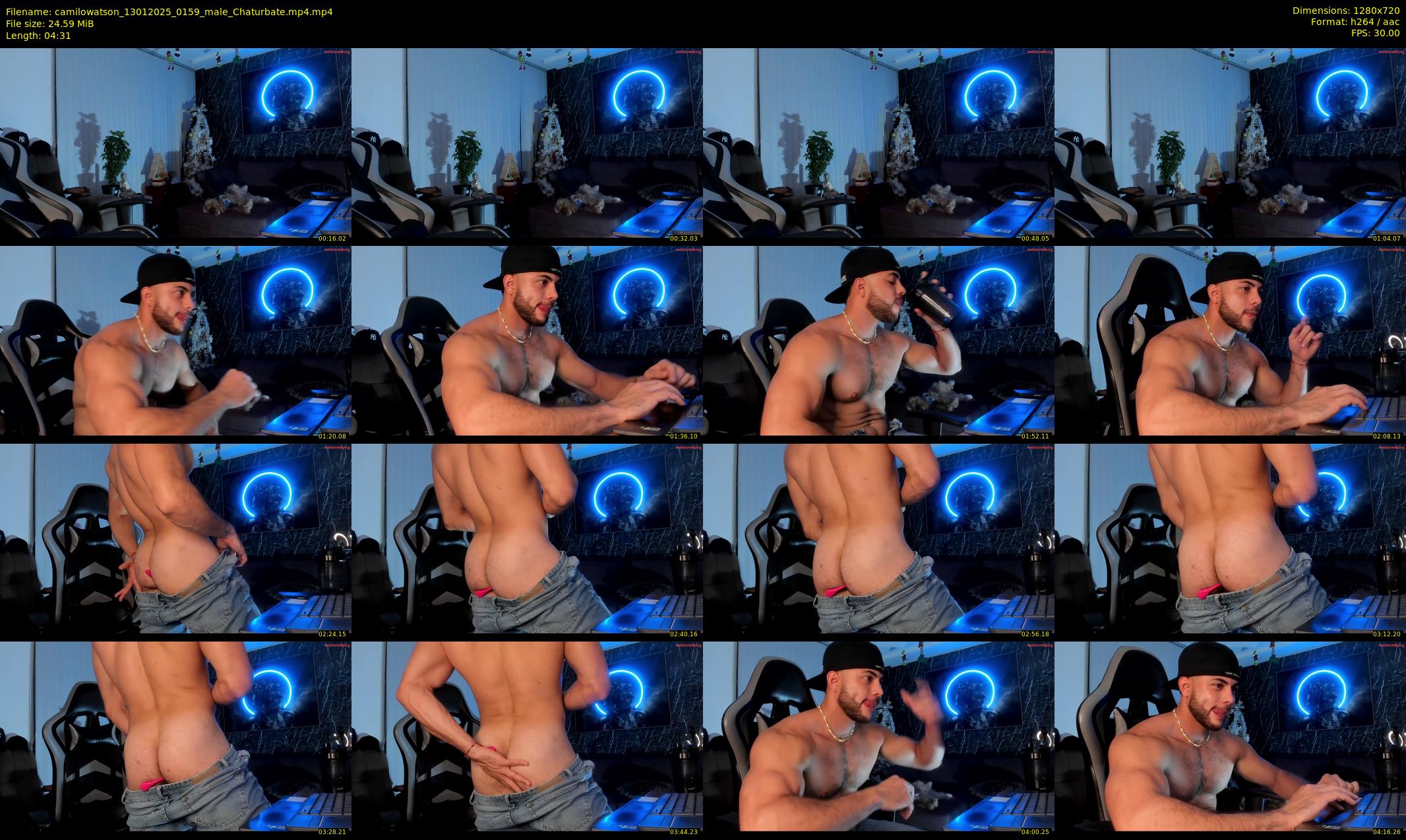 camilowatson — 5 minute Chaturbate male cam show recording, 720p, Jan 13, 2025