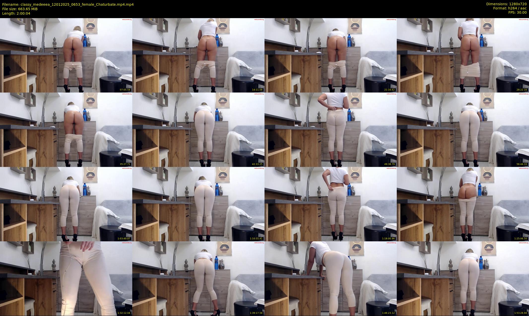classy_medeeea — 121 minute Chaturbate female cam show recording, 720p, Jan 12, 2025
