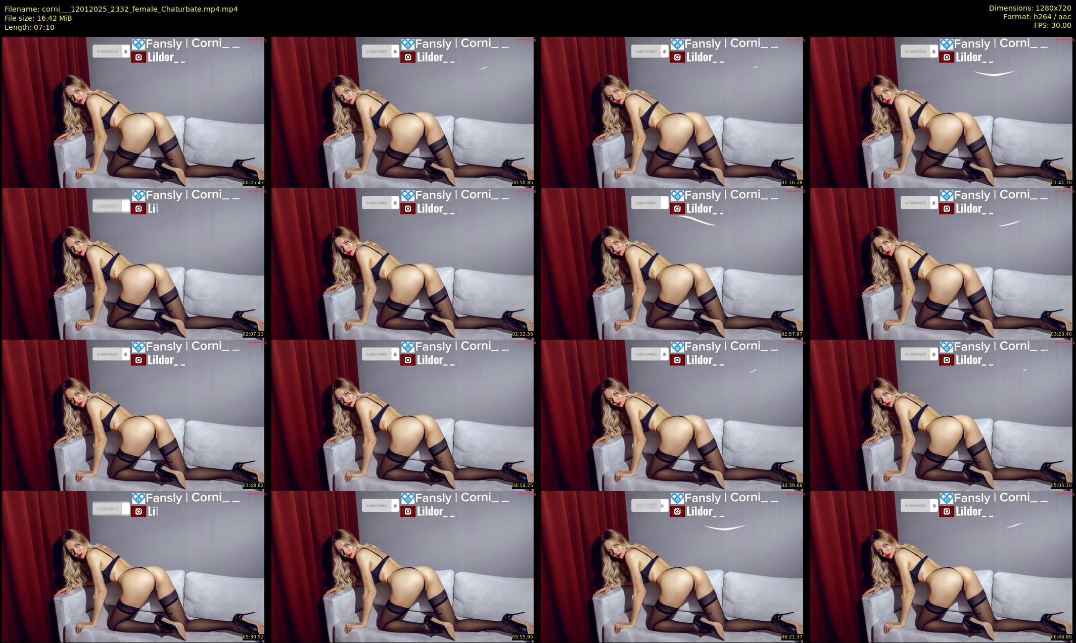 corni__ — 8 minute Chaturbate female cam show recording, 720p, Jan 12, 2025