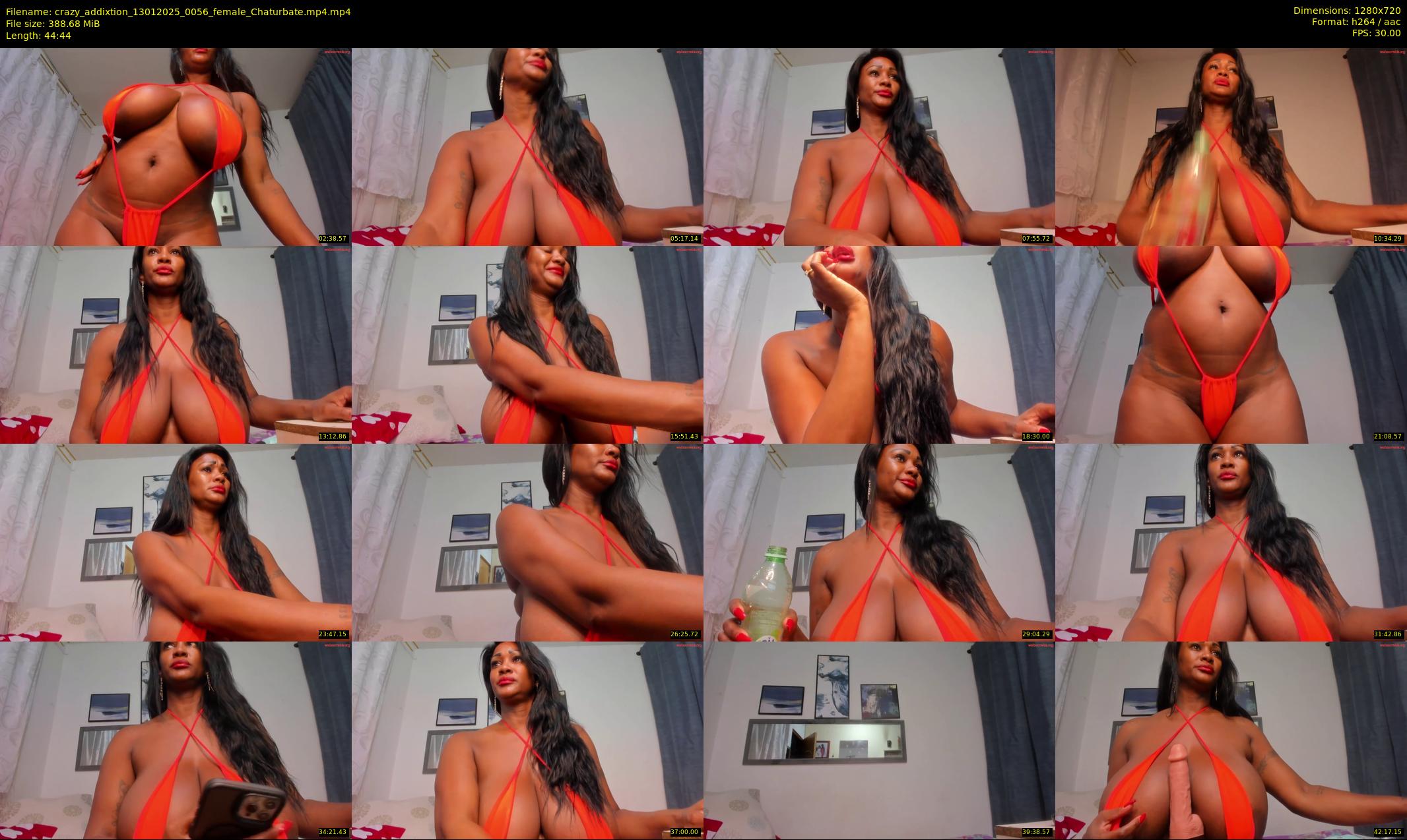 crazy_addixtion — 45 minute Chaturbate female cam show recording, 720p, Jan 13, 2025