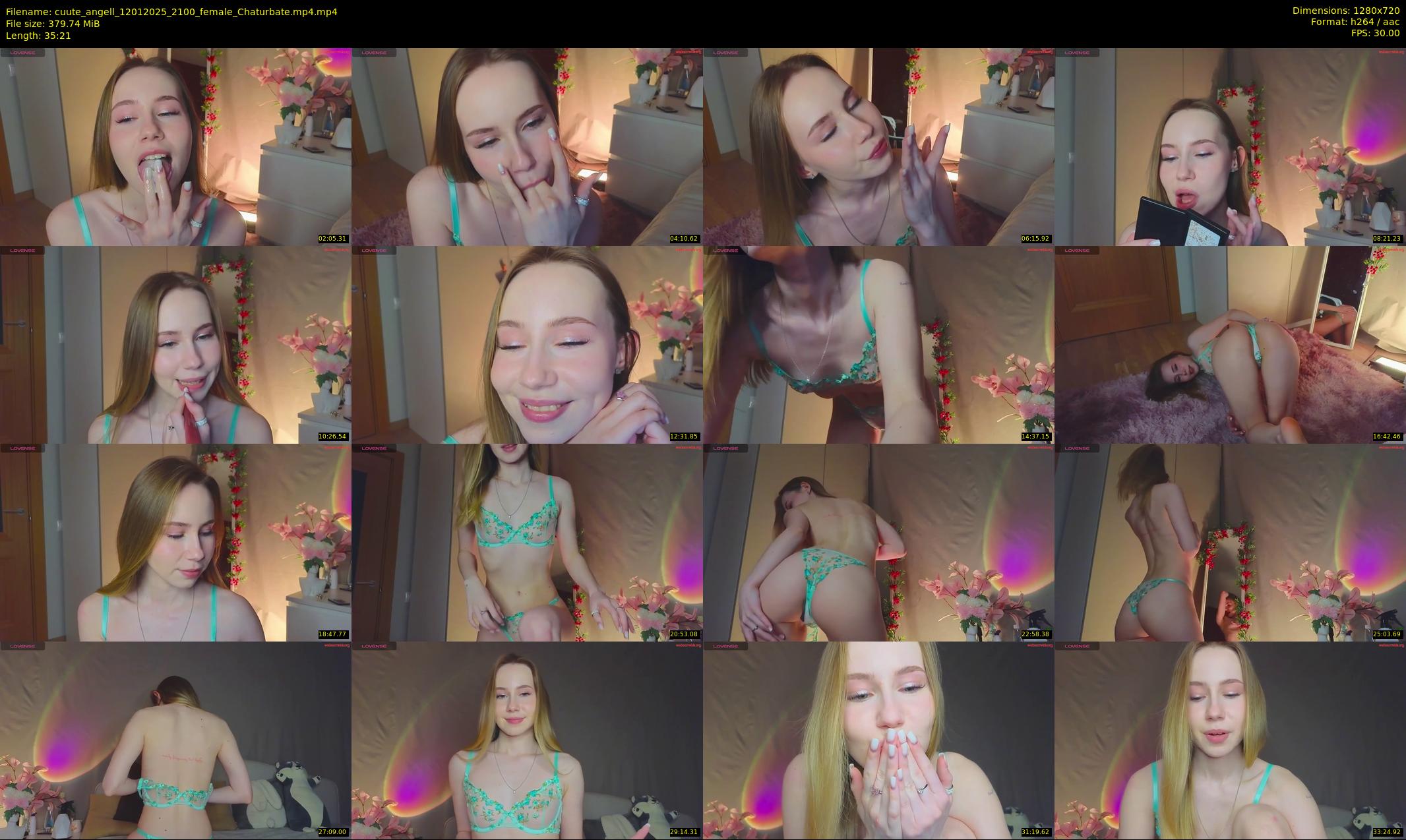cuute_angell — 36 minute Chaturbate female cam show recording, 720p, Jan 12, 2025