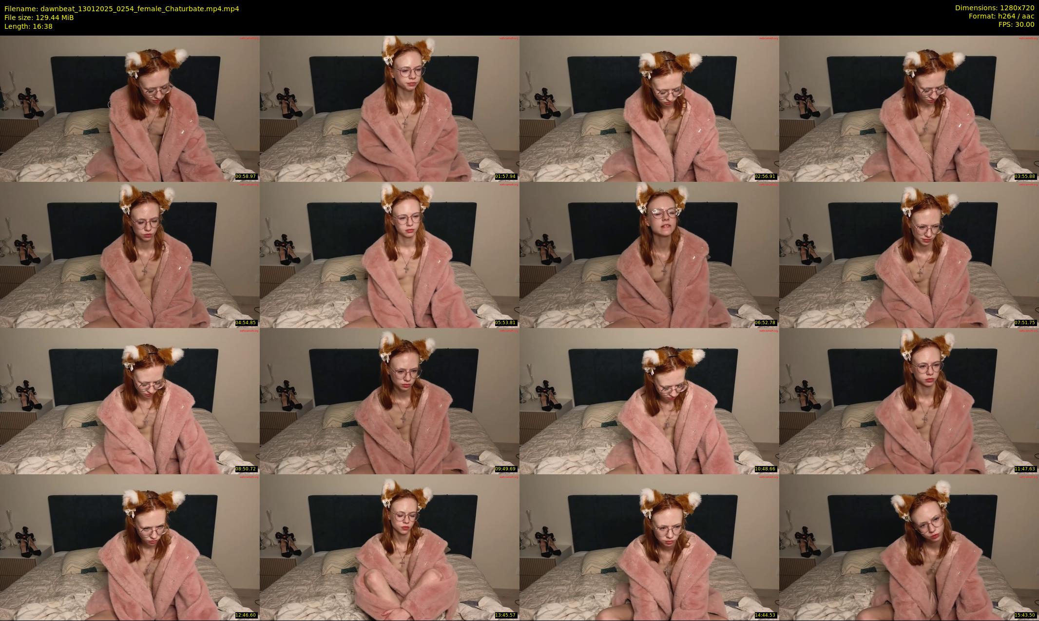 dawnbeat — 17 minute Chaturbate female cam show recording, 720p, Jan 13, 2025