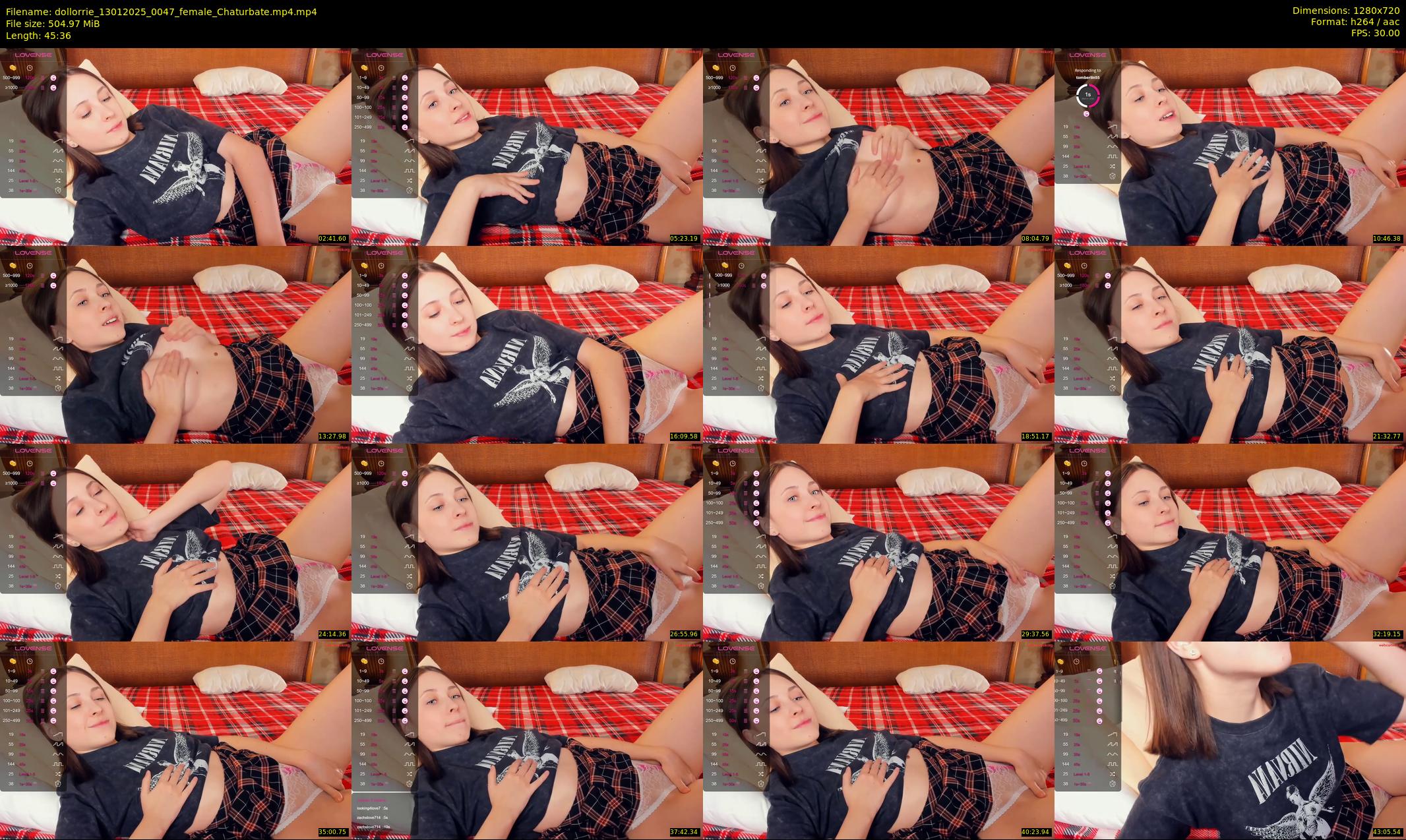 dollorrie — 46 minute Chaturbate couple cam show recording, 720p, Jan 13, 2025
