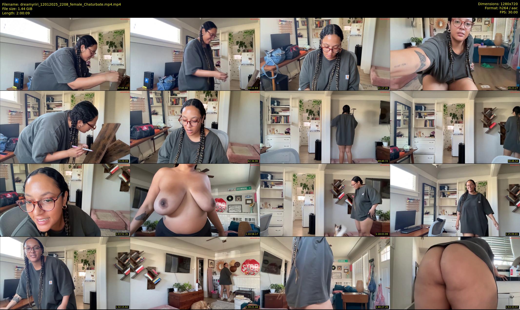 dreamyriri — 121 minute Chaturbate female cam show recording, 720p, Jan 12, 2025